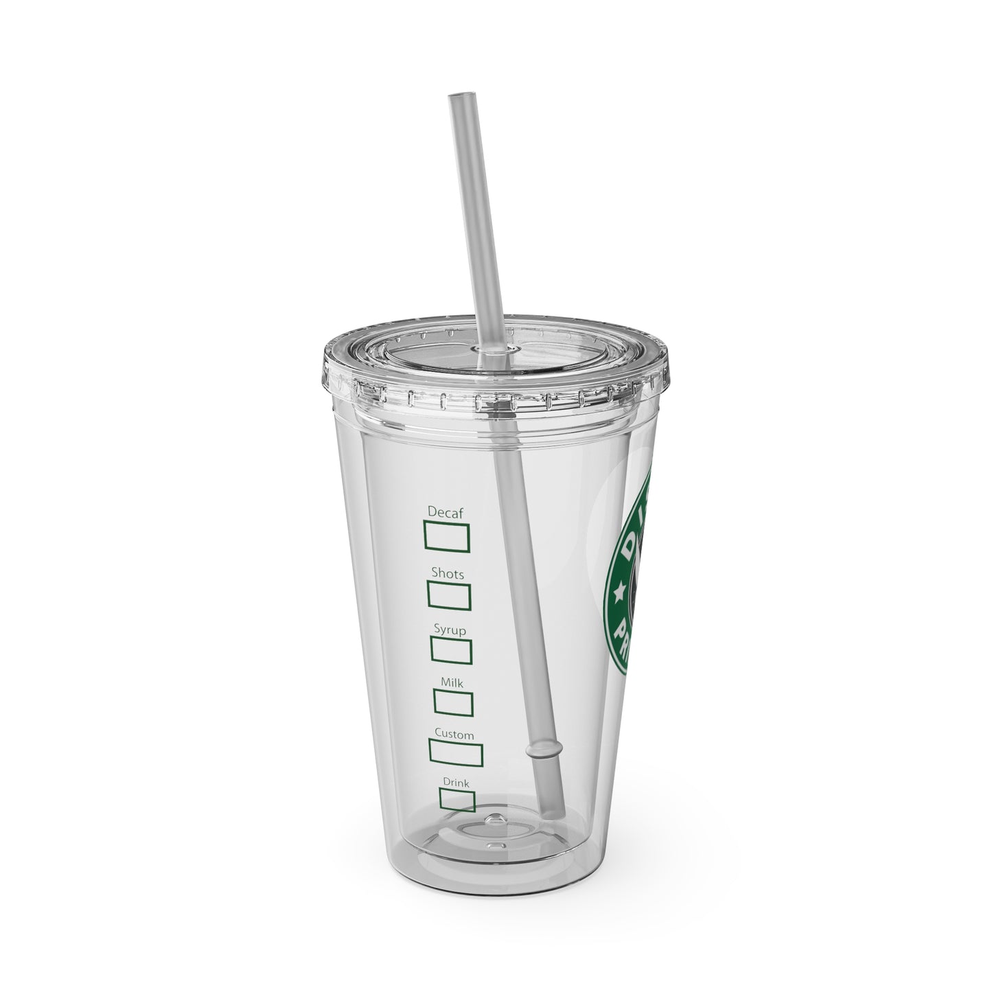 Princess Tumbler with Straw, 16oz