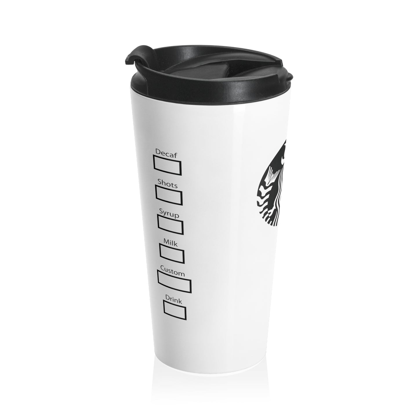 Coffee House inspired Witch Stainless Steel Travel Mug