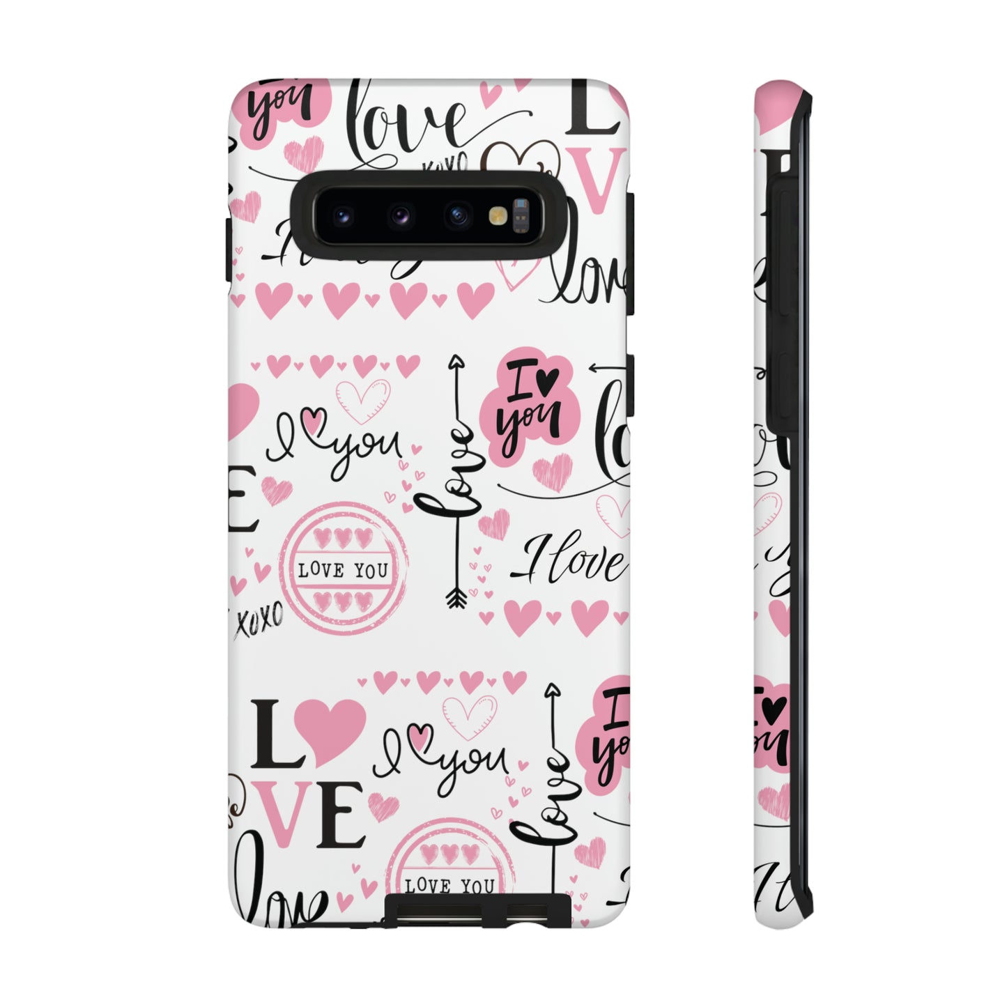 Valentine Love Pink Protective Phone Case for Iphone, Samsung and Google Devices