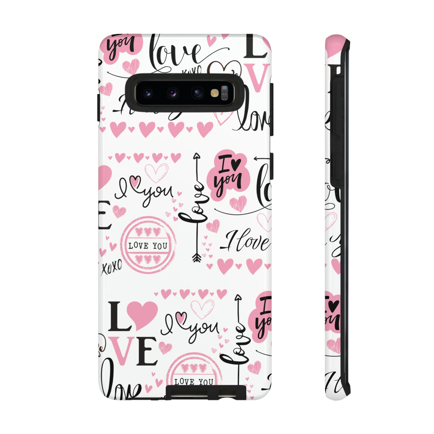 Valentine Love Pink Protective Phone Case for Iphone, Samsung and Google Devices