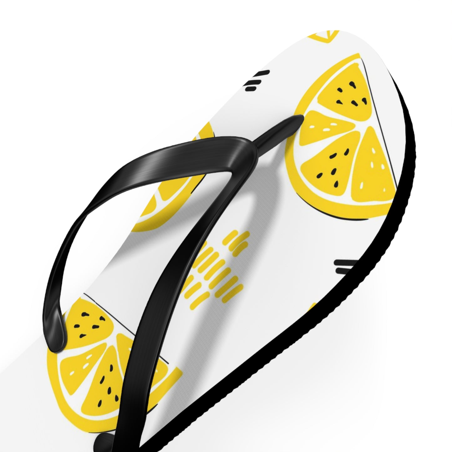 Lemon Love Summer Flip Flops