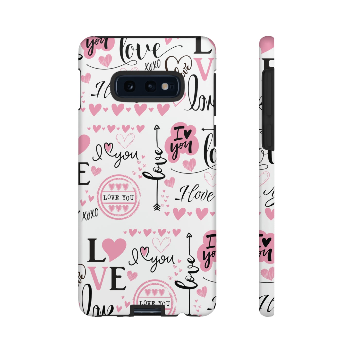 Valentine Love Pink Protective Phone Case for Iphone, Samsung and Google Devices