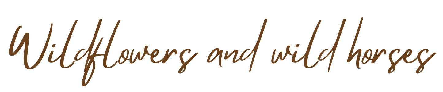 Digital Design - Wildflowers and Wild Horses wrap design is made for Libby Cups.