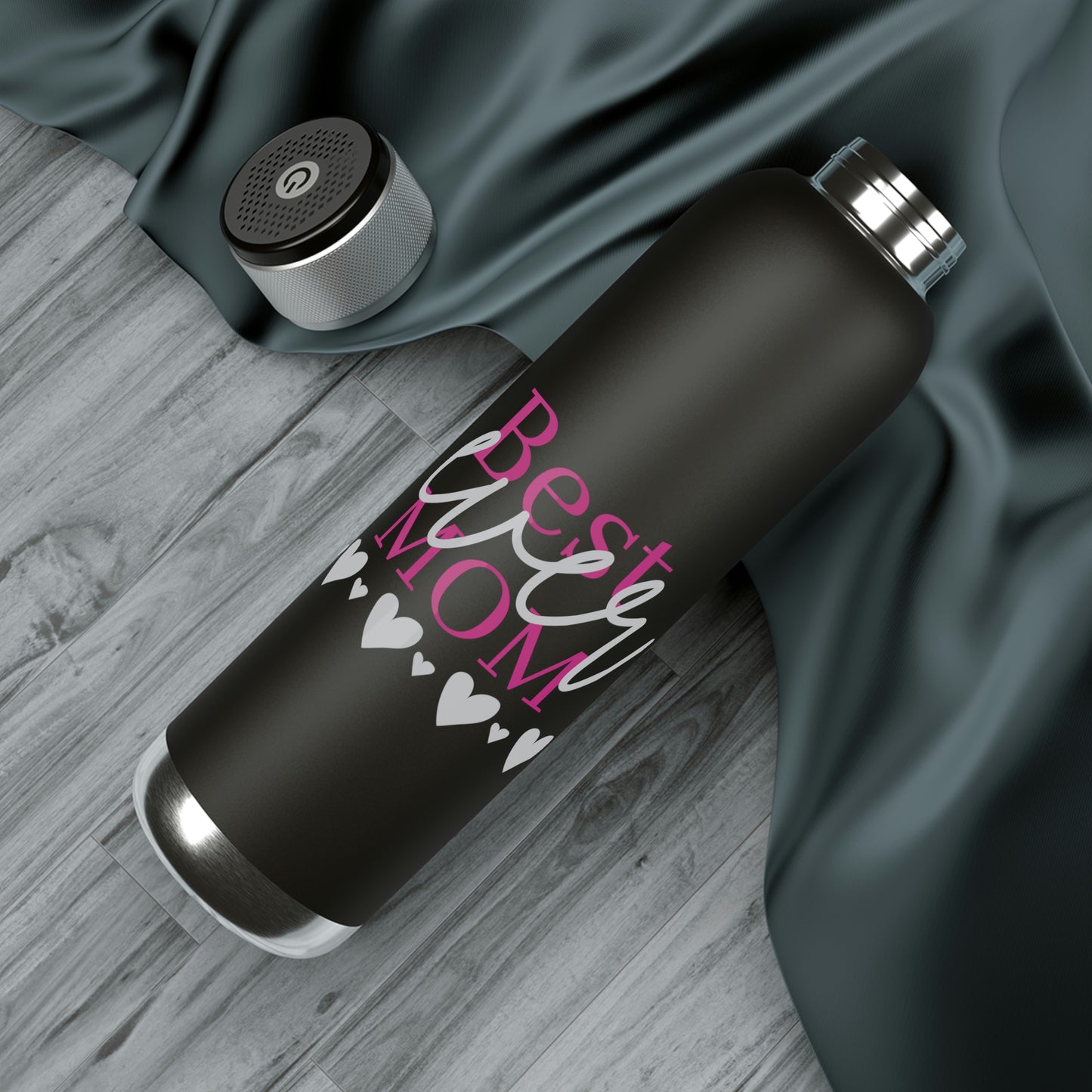 Best Mom Ever Copper Vacuum Audio Bottle 22oz