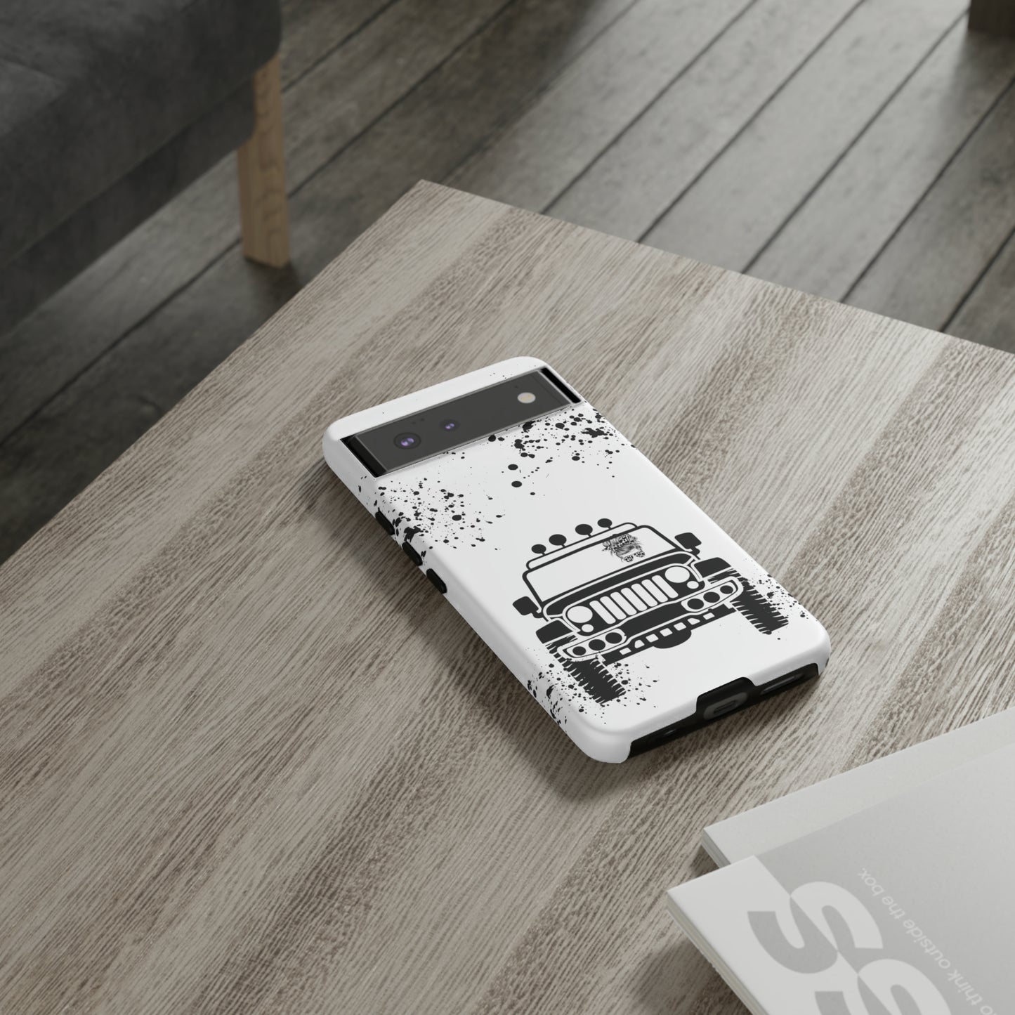 Off Road Girl Cow Print Shades Protective Phone Case for Iphone, Samsung and Google Phones