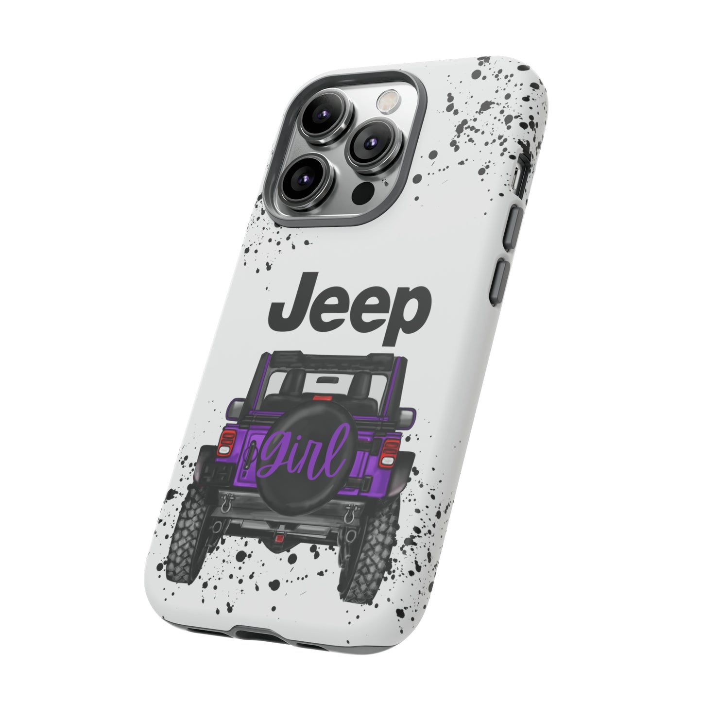 Off Road Girl Dark Purple Protective Case for Iphone, Google and Samsung Phones