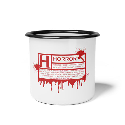 Horror Movie lover Enamel Camp Cup