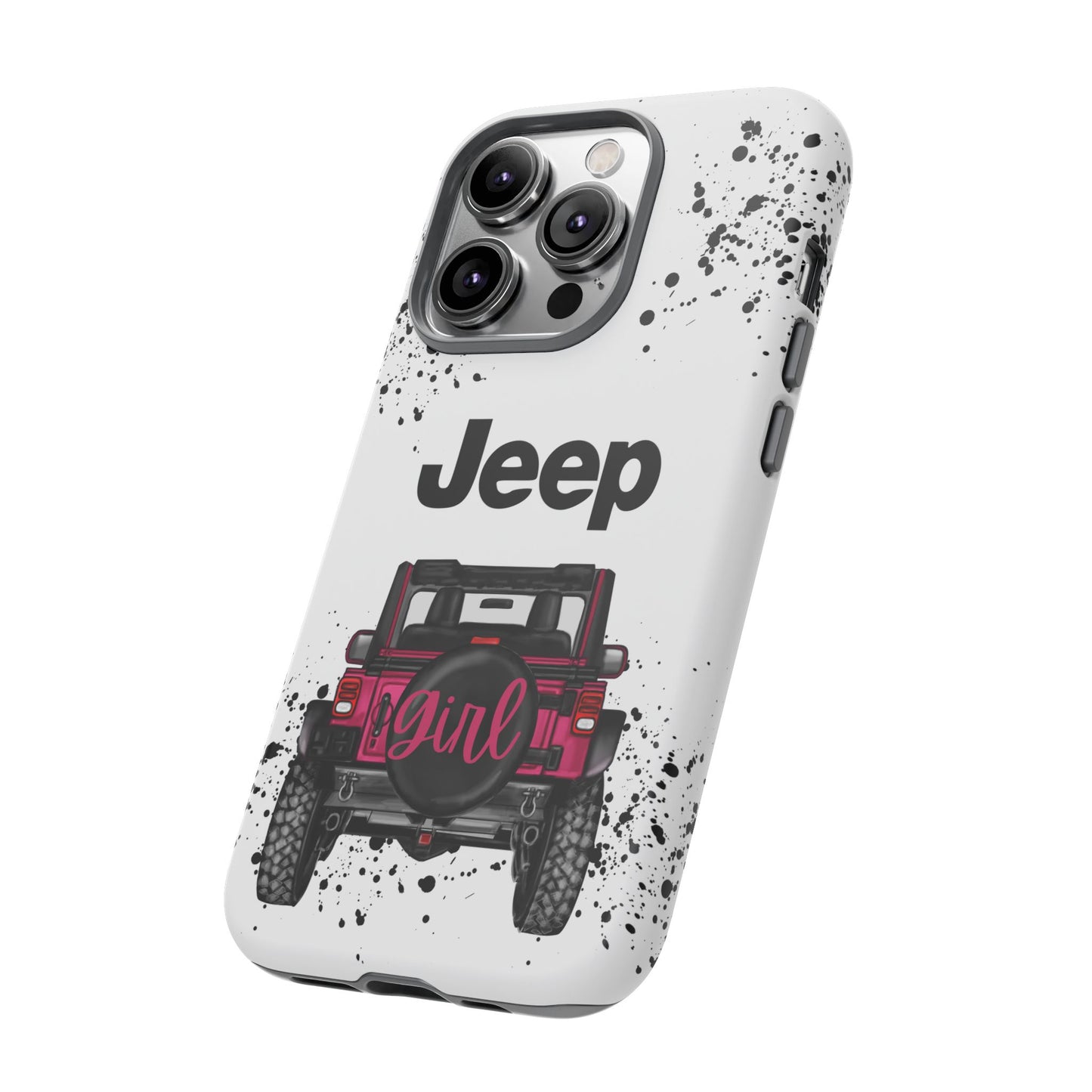 Off Road Girl Red Protective Case for Iphone, Google and Samsung Phones