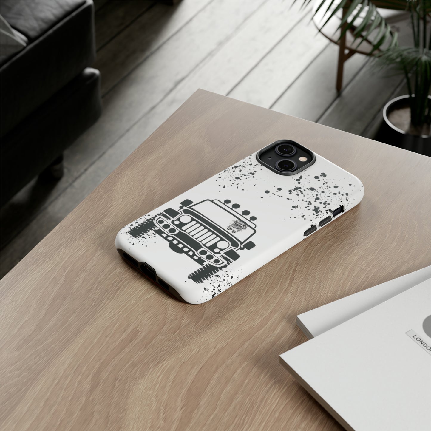 Off Road Girl Cow Print Shades Protective Phone Case for Iphone, Samsung and Google Phones