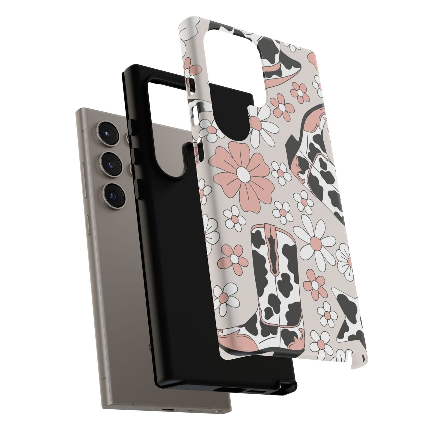 Western Flower Protective Phone Case for Google, Iphone and Samsung Phones