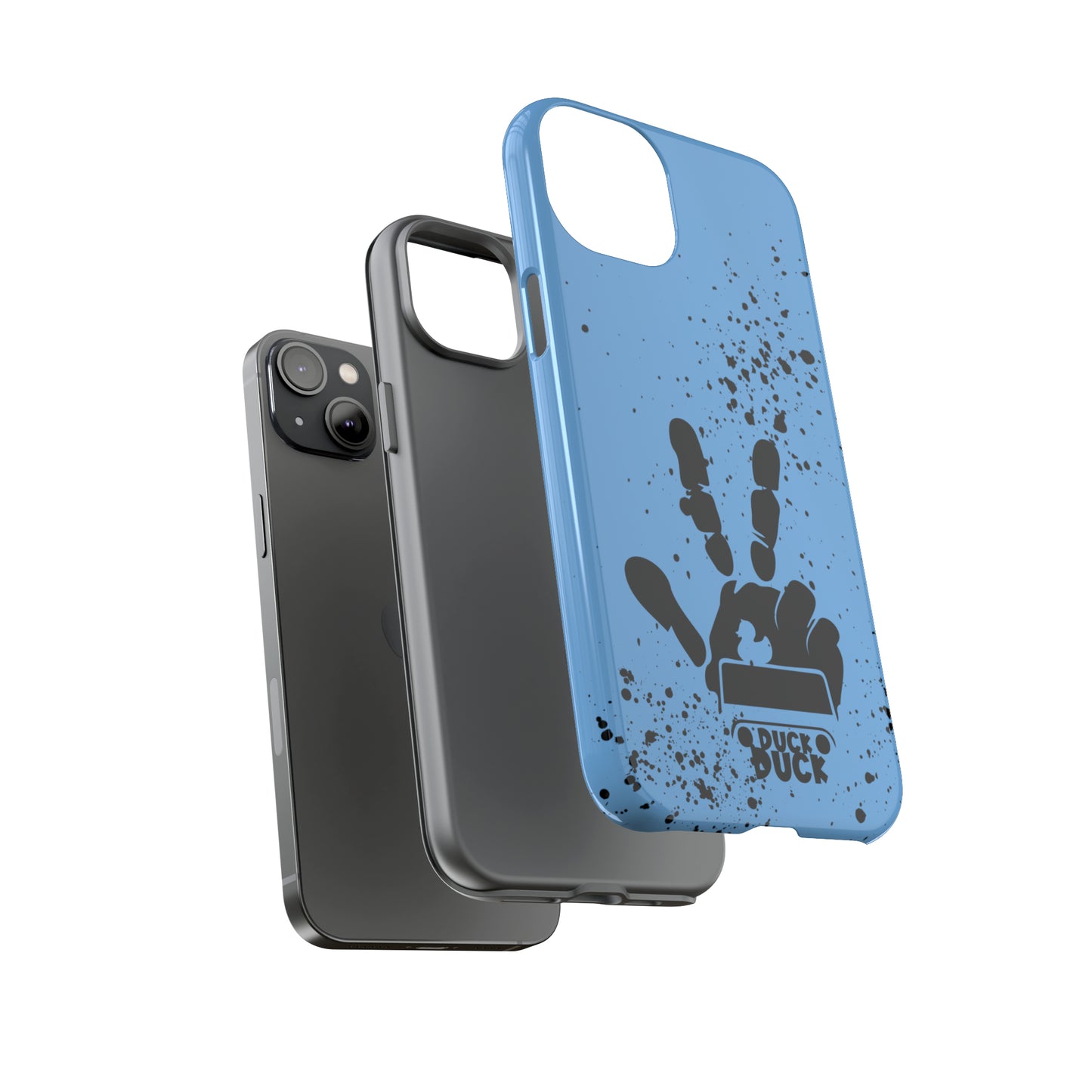 Duck Duck Blue Protective Phone Case for IPhone, Samsung and Google Phones