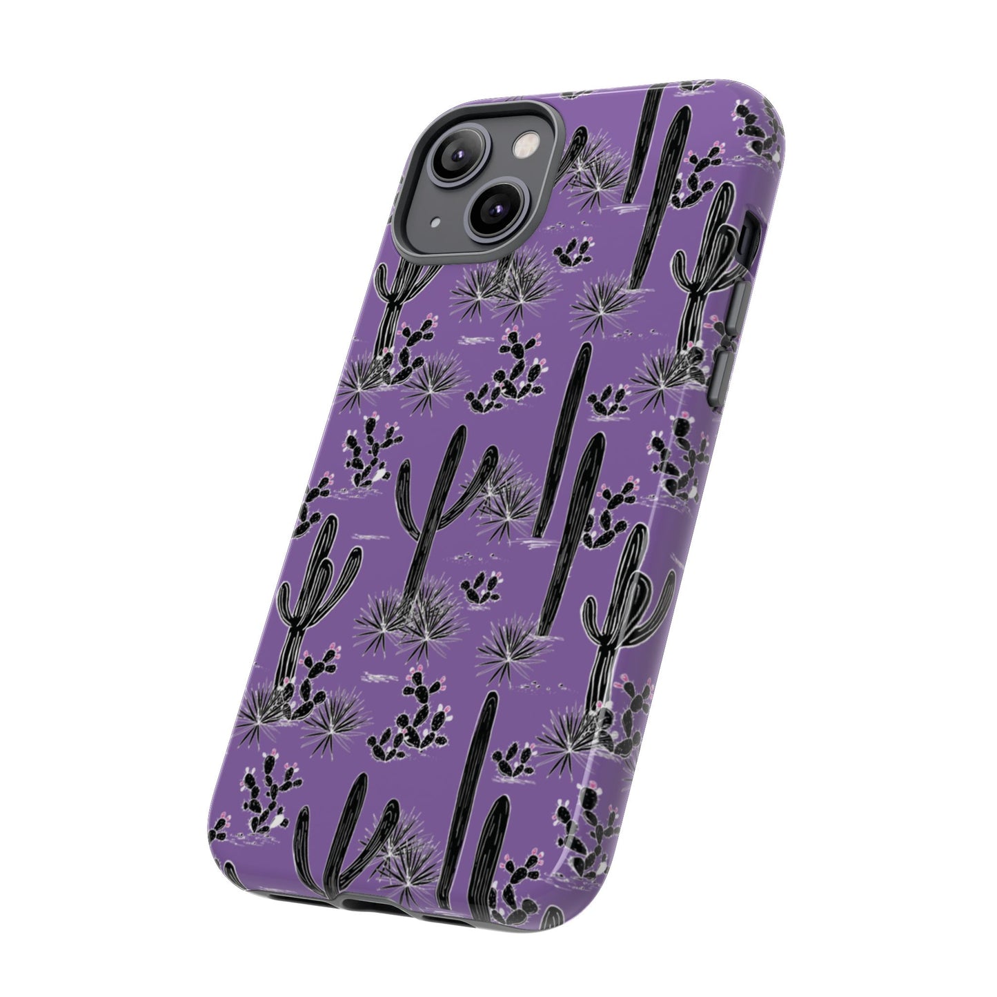 Purple Cactus Love Phone Case