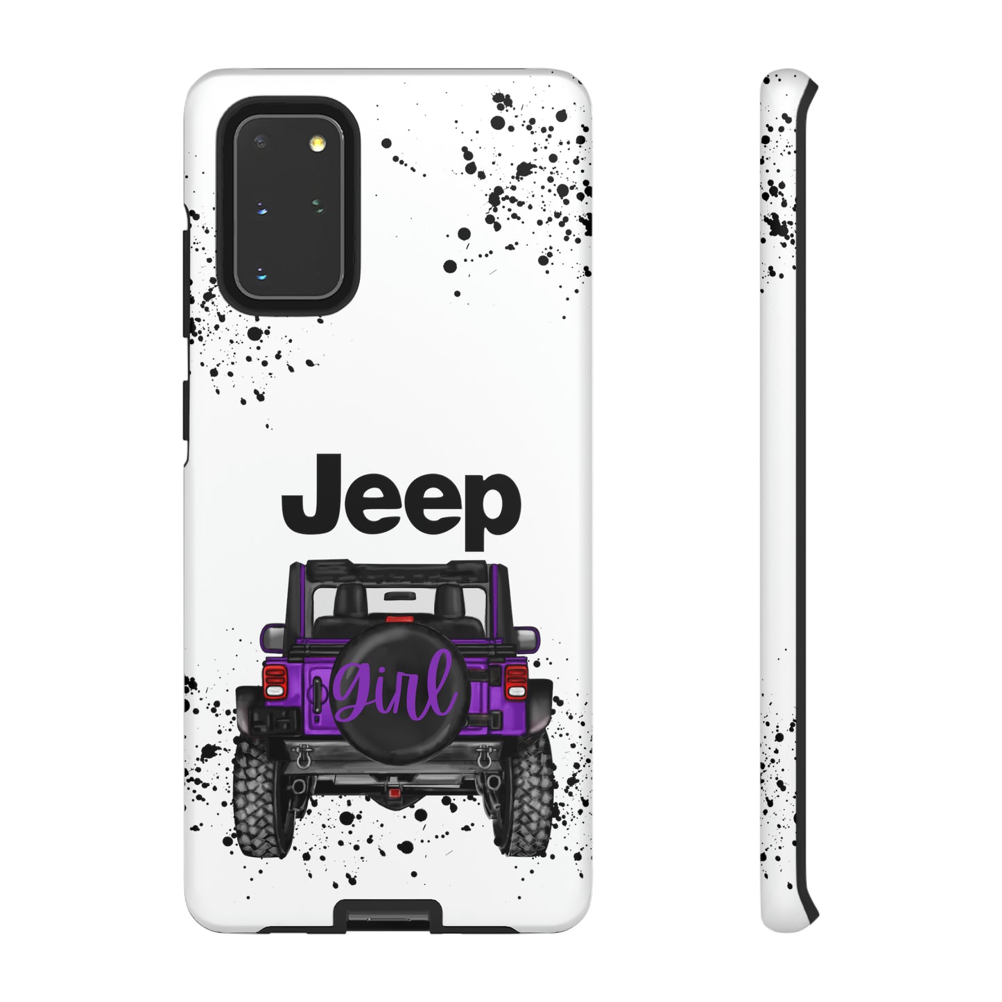 Off Road Girl Dark Purple Protective Case for Iphone, Google and Samsung Phones