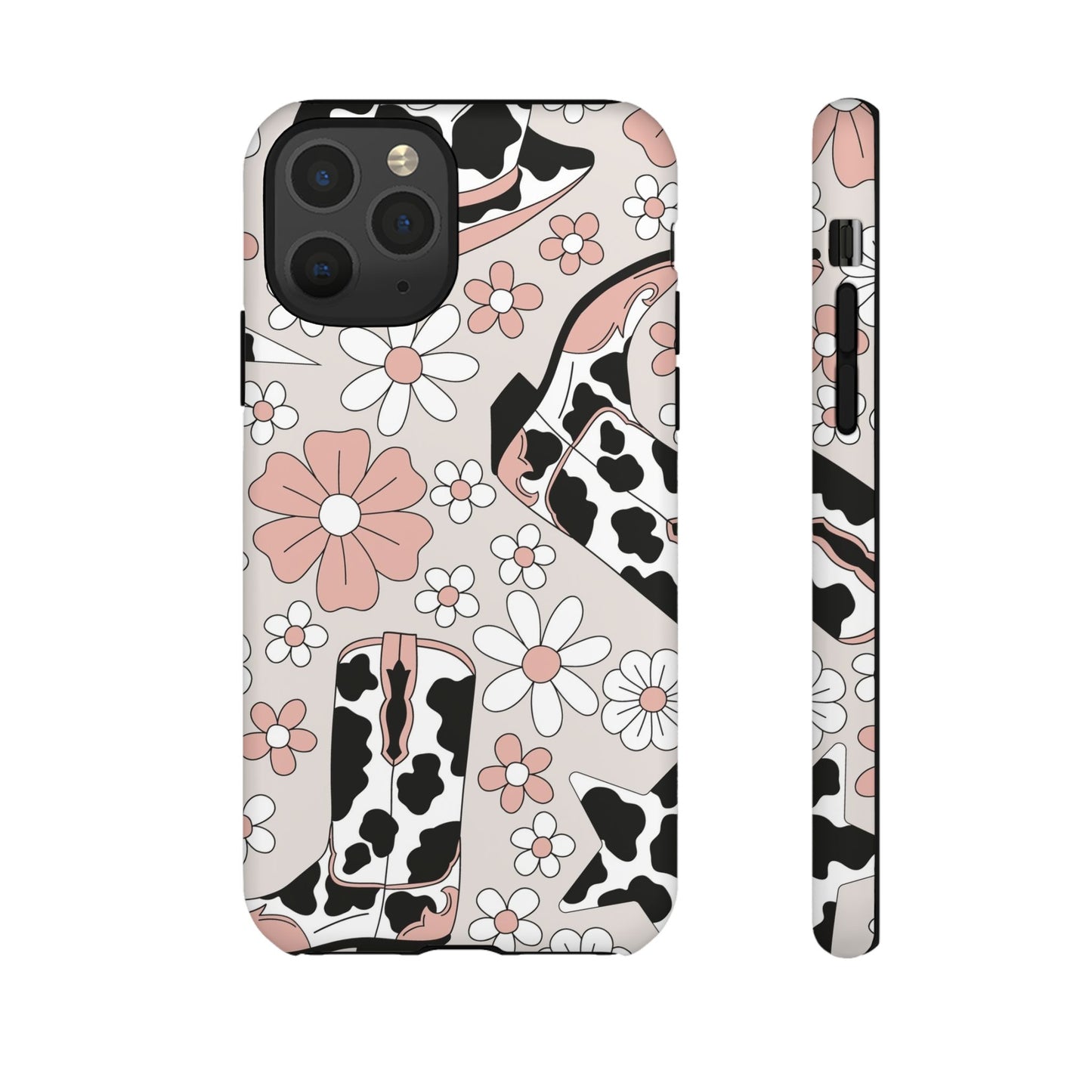 Western Flower Protective Phone Case for Google, Iphone and Samsung Phones