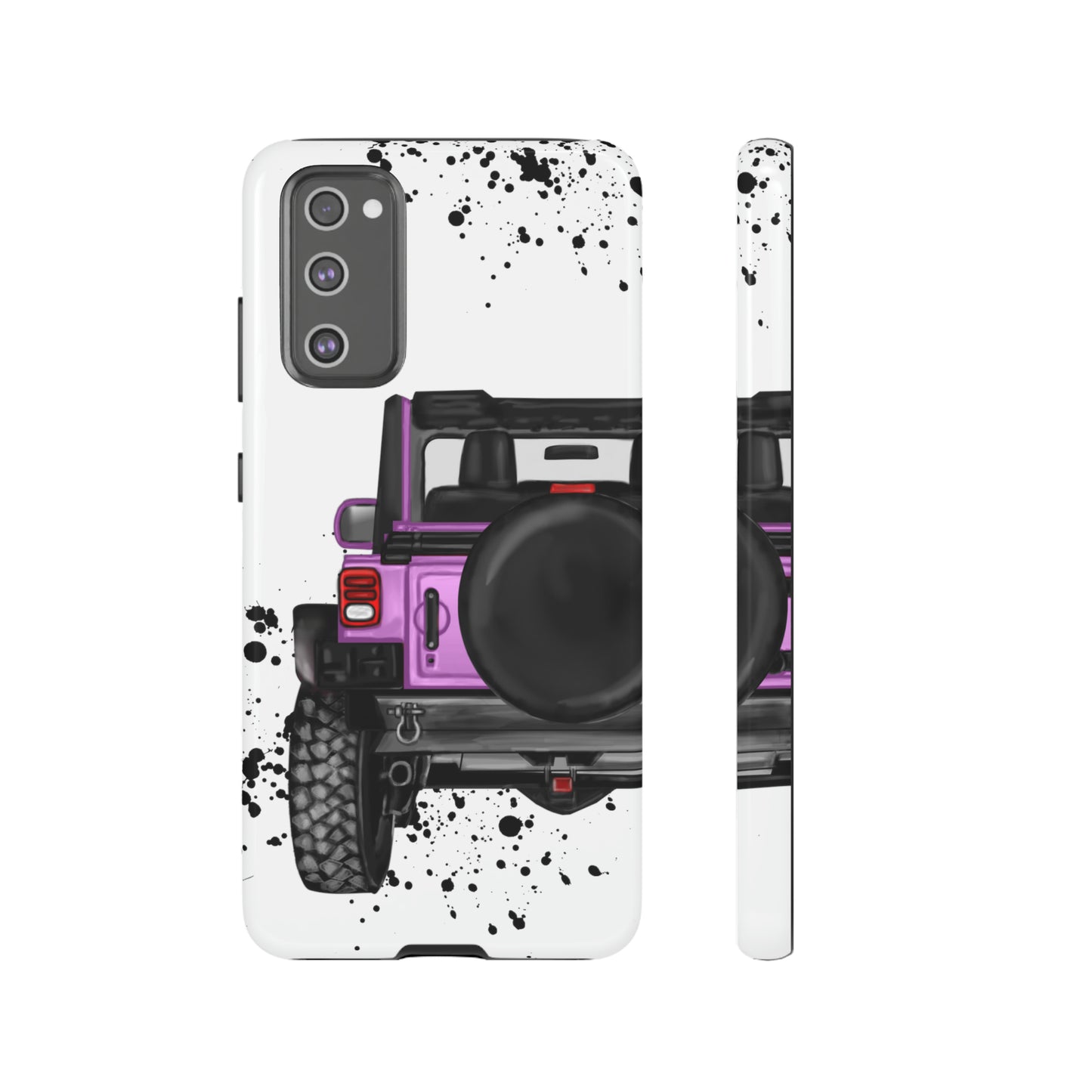 Off Road Life Charcoal Pink/Light Purple Protective Case for Iphone, Google and Samsung