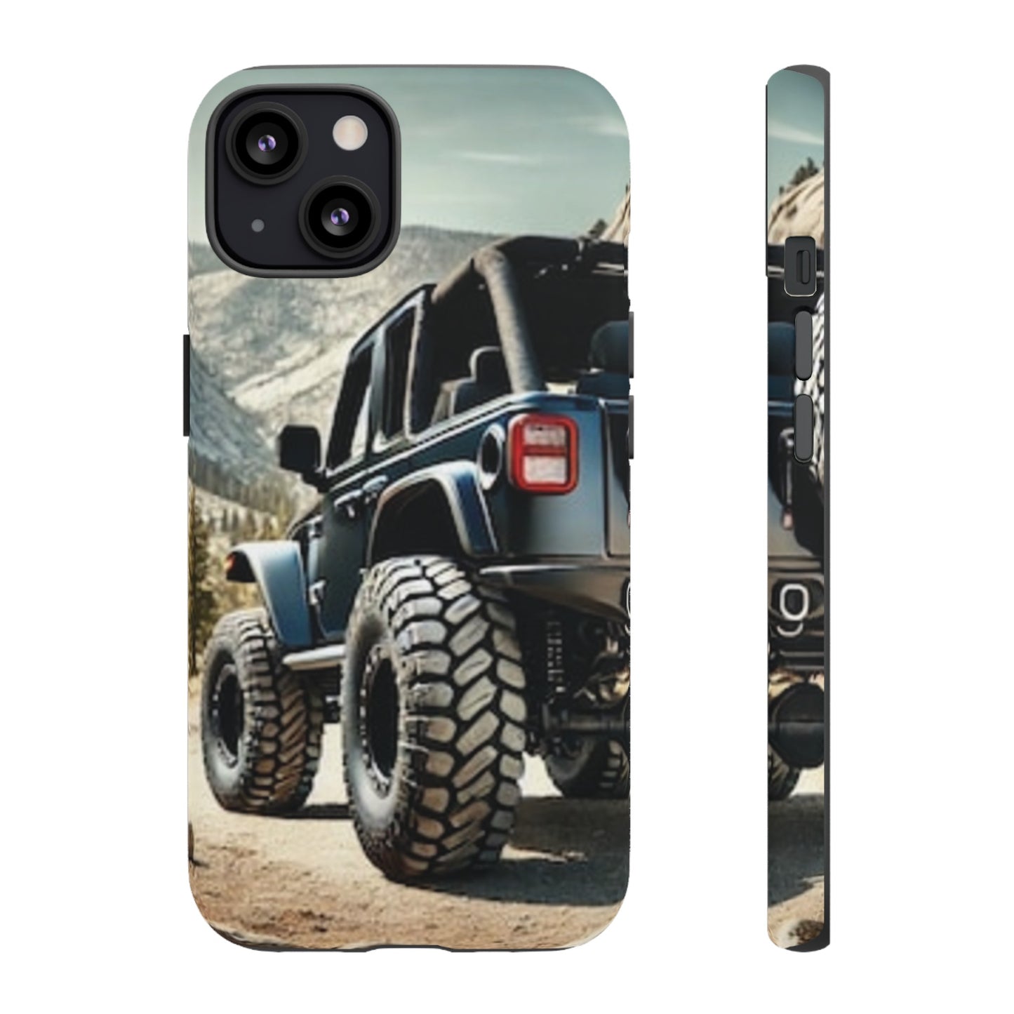 Blue Jeep Protective Phone Case