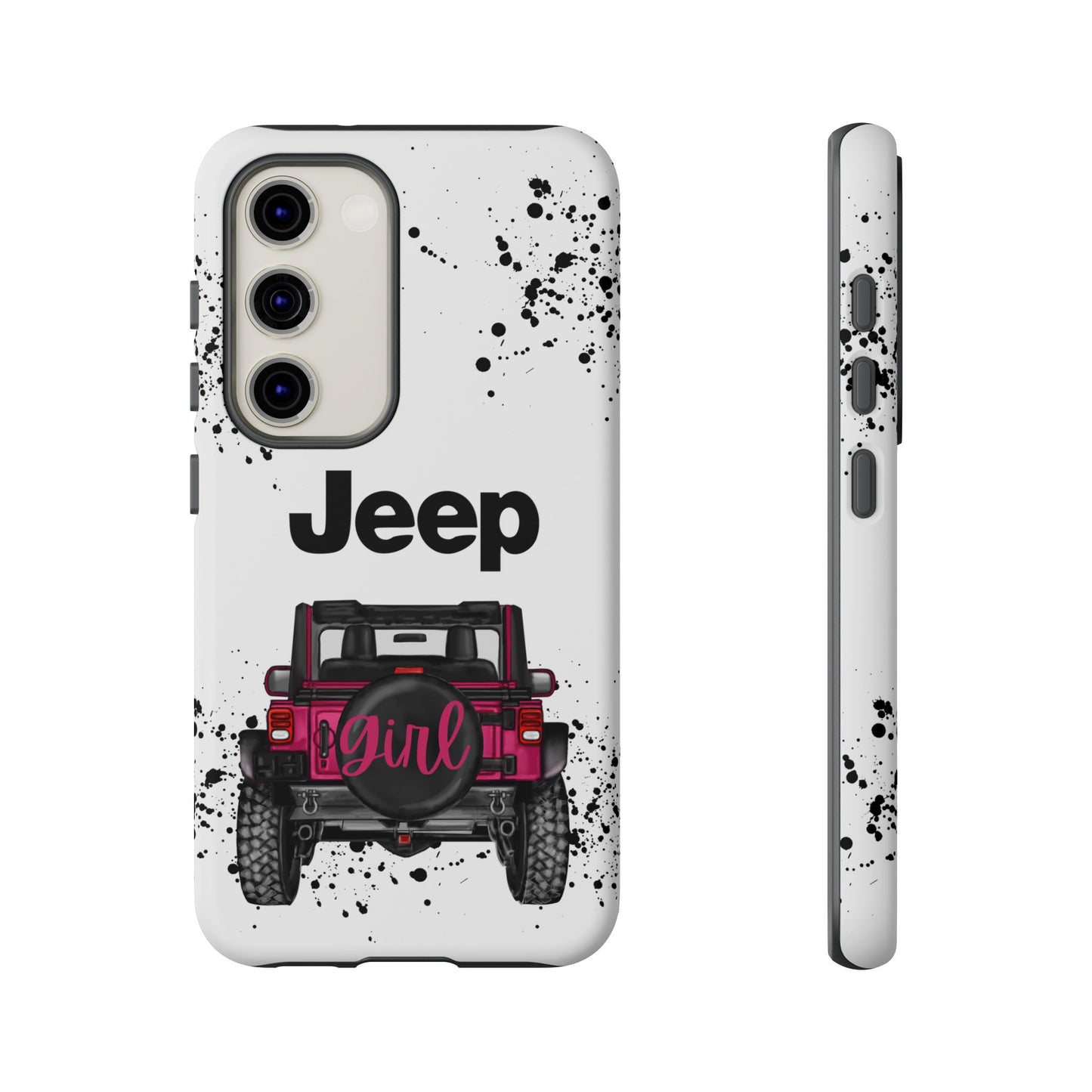 Off Road Girl Red Protective Case for Iphone, Google and Samsung Phones
