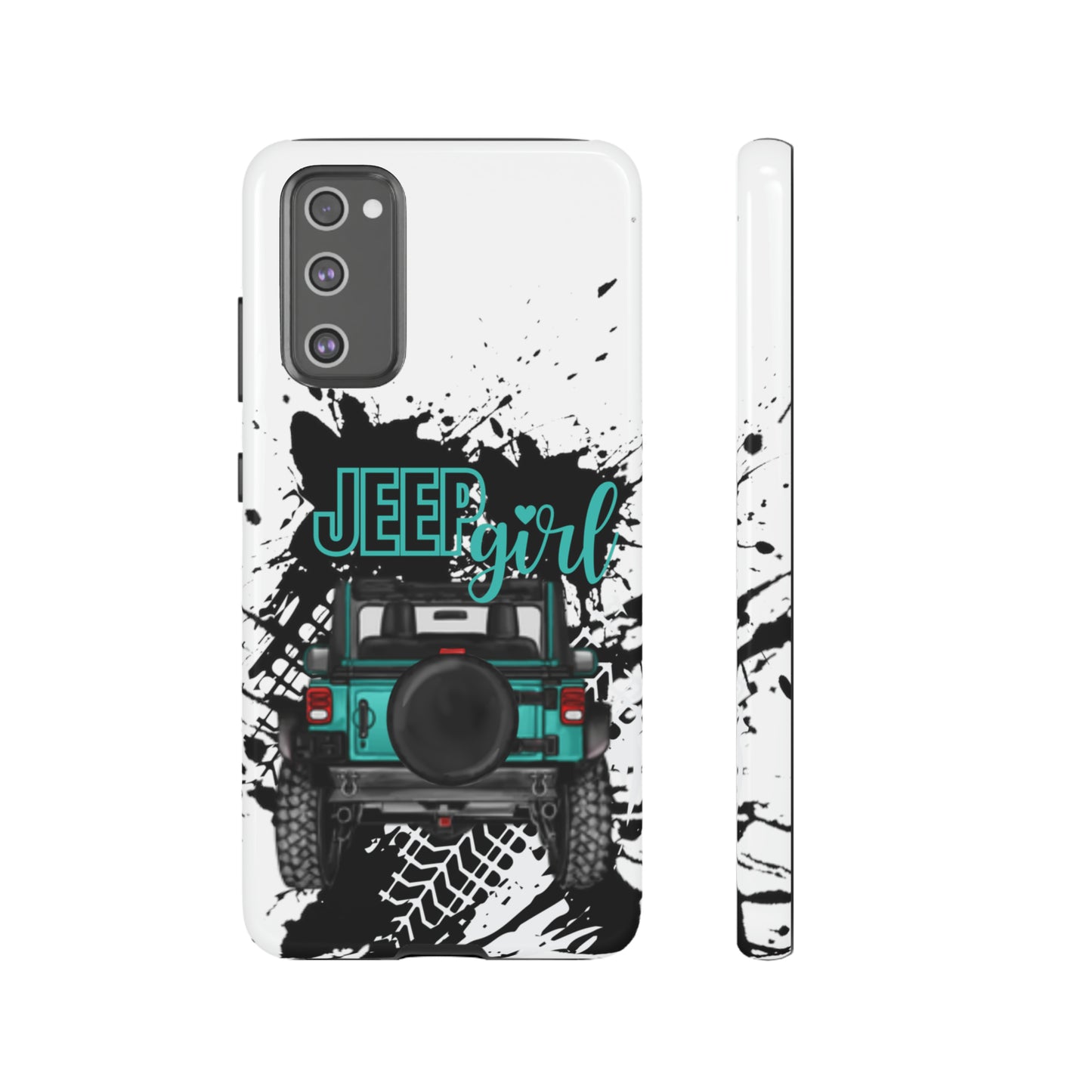 Off Road Girl Turquoise Tough Cases