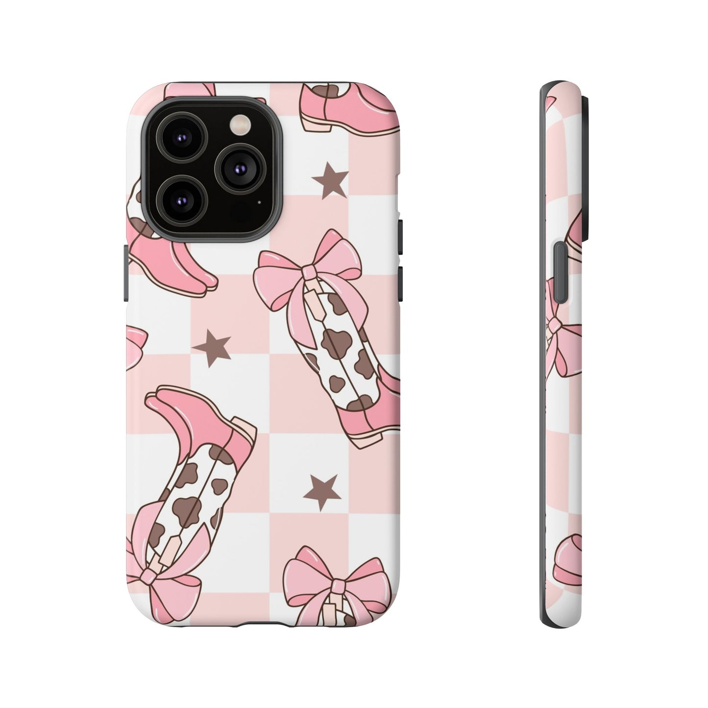 Cowboy Boots and Bows Protective Phone Case