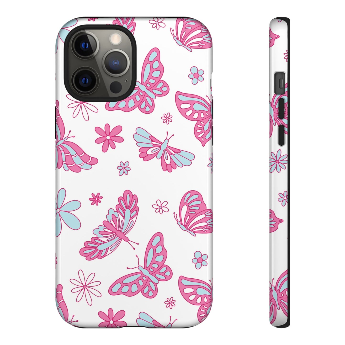 Pastel Butterflies Protective Phone Case