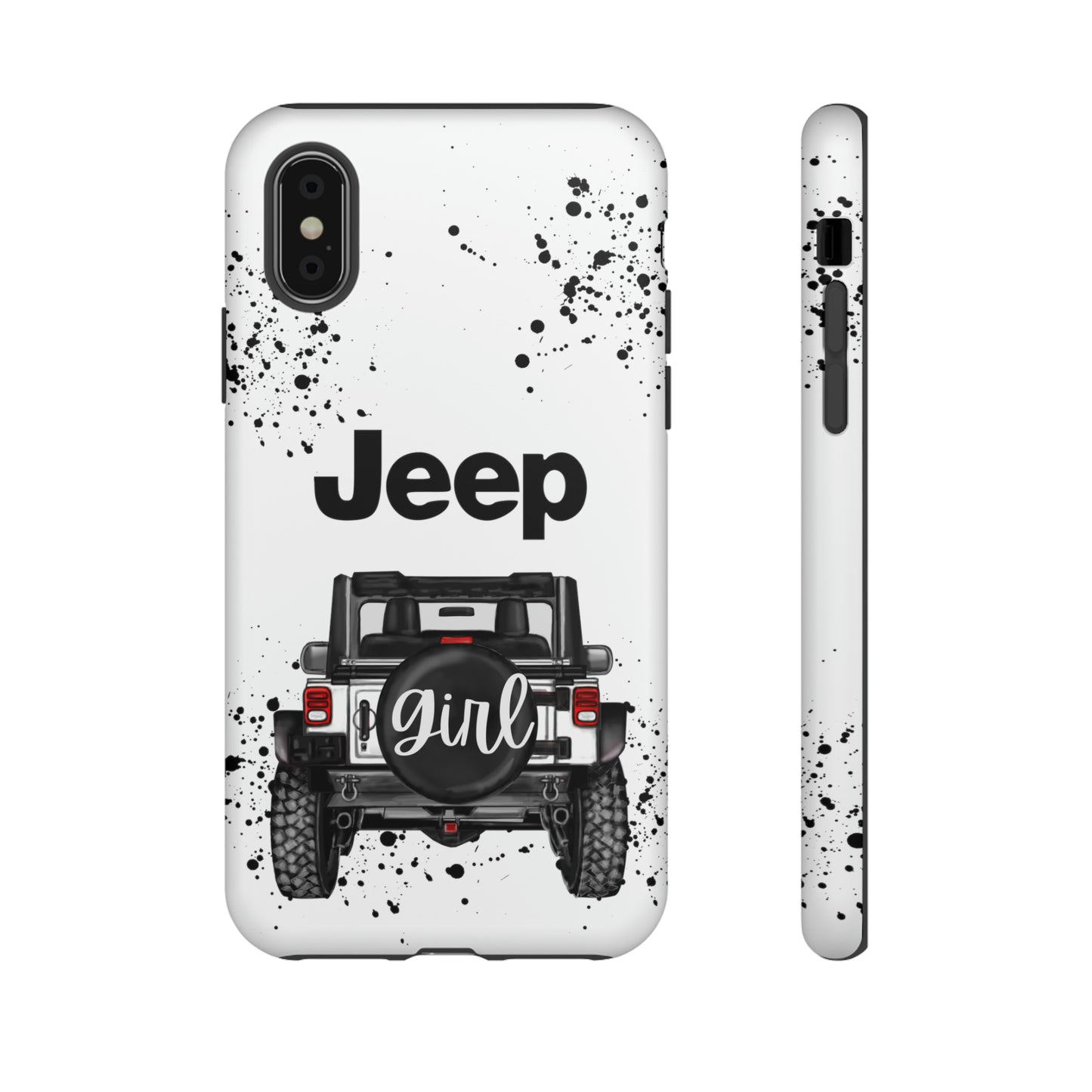 Off Road Girl White Protective Case for Iphone, Google and Samsung Phones