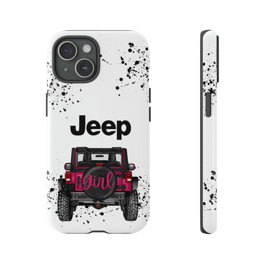 Off Road Girl Red Protective Case for Iphone, Google and Samsung Phones