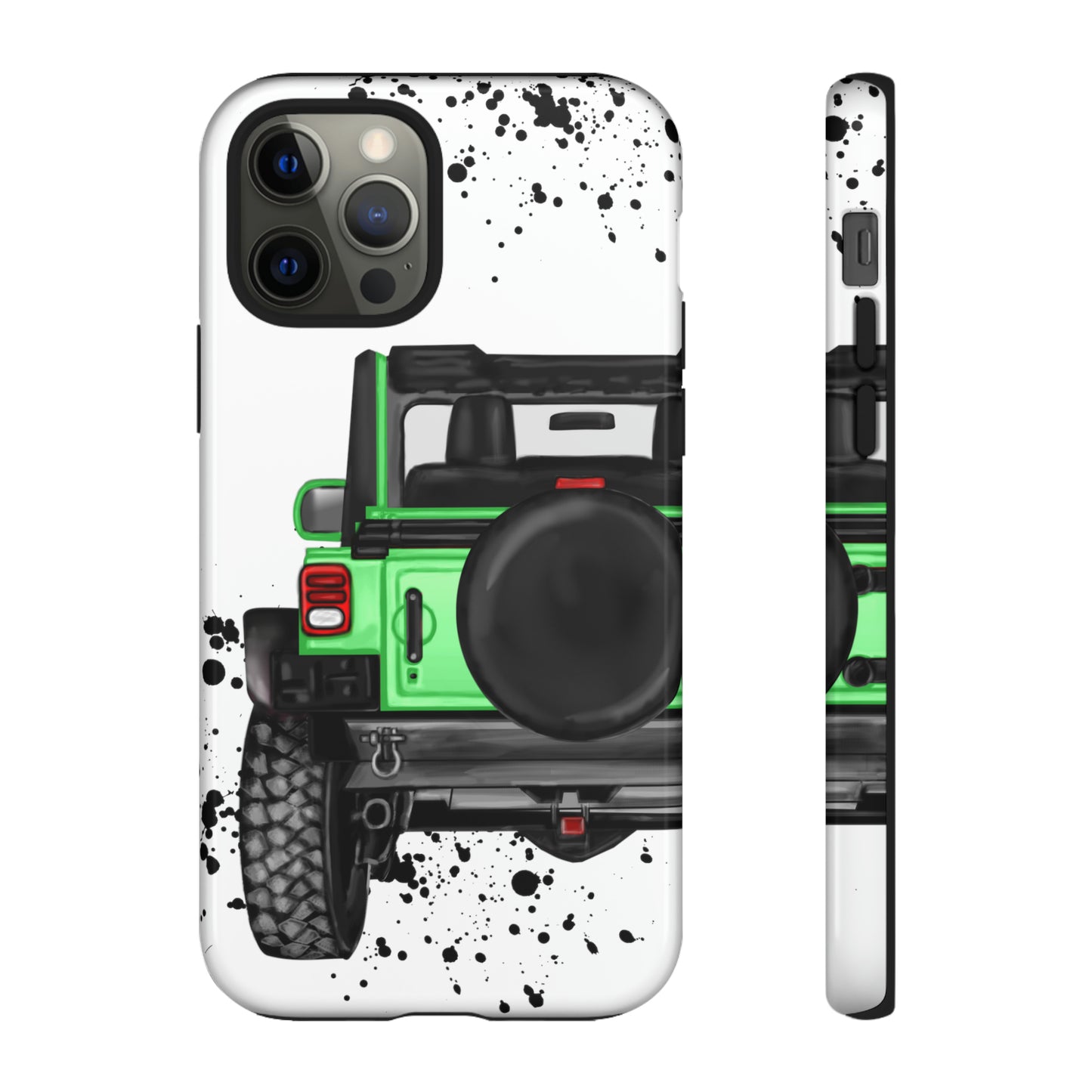 Off Road Life Green Protective Case for Iphone, Google and Samsung