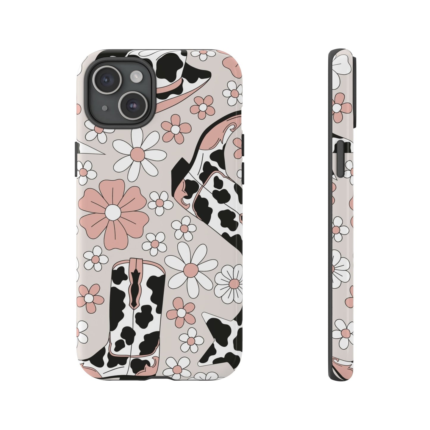 Western Flower Protective Phone Case for Google, Iphone and Samsung Phones