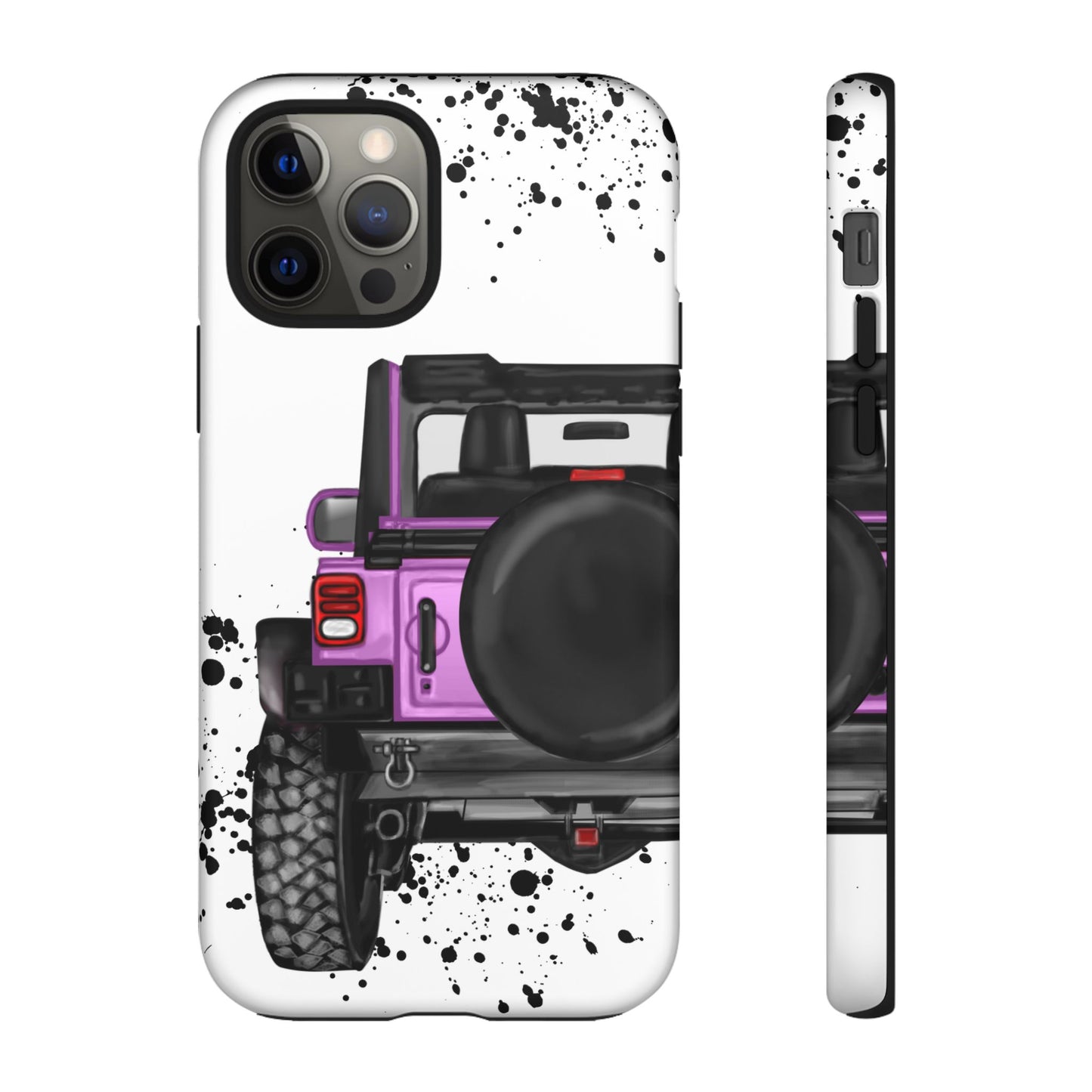 Off Road Life Charcoal Pink/Light Purple Protective Case for Iphone, Google and Samsung