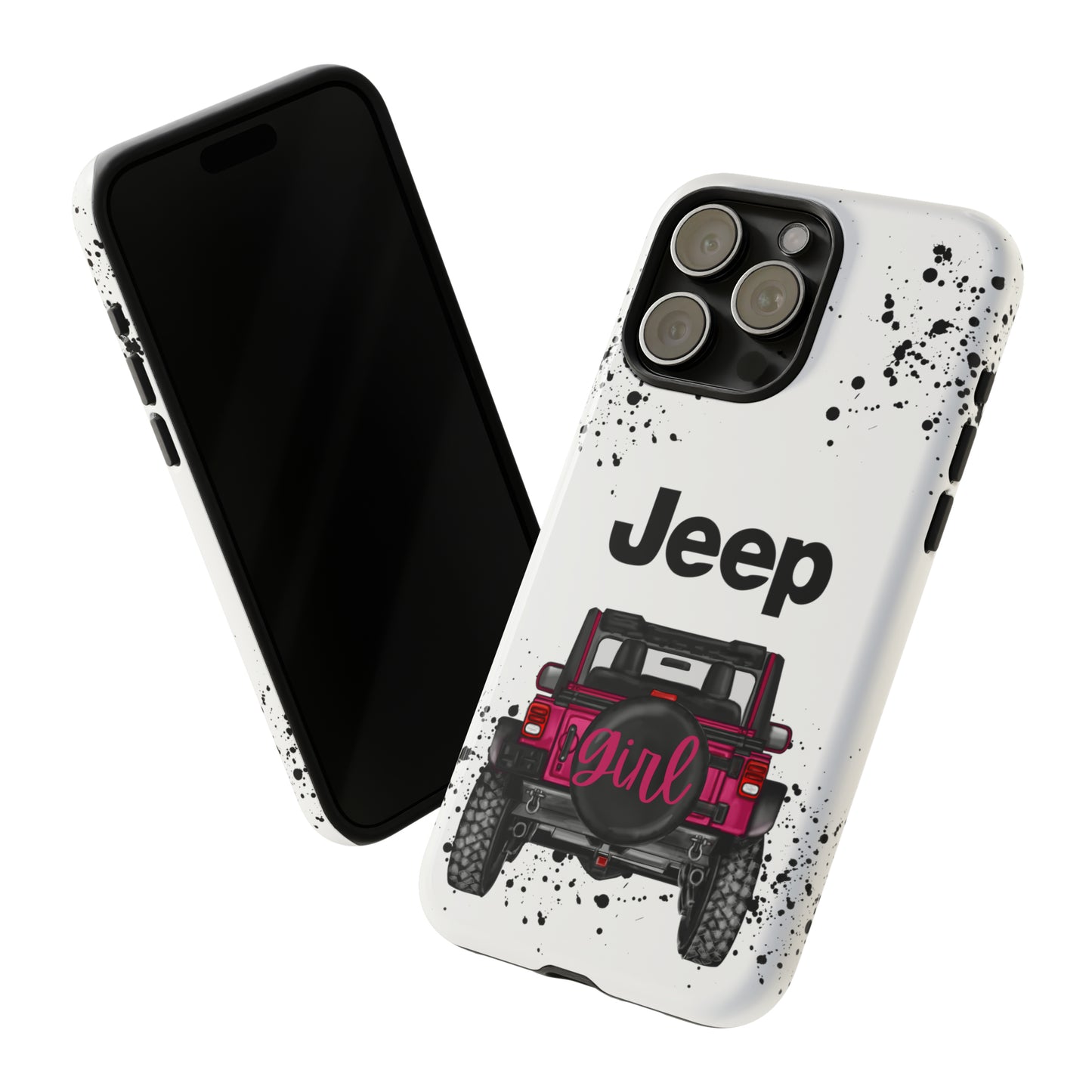 Off Road Girl Red Protective Case for Iphone, Google and Samsung Phones