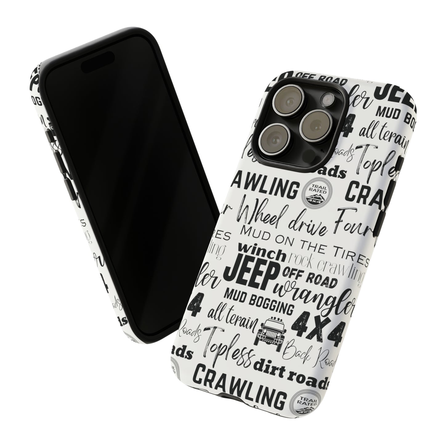 Off Road Subway Art Protective Phone Case for Iphone, Samsung and Google Phones