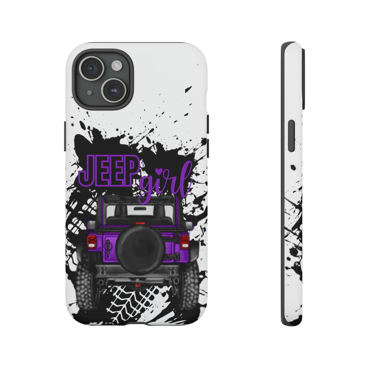 Off Road Girl Purple Tough Cases