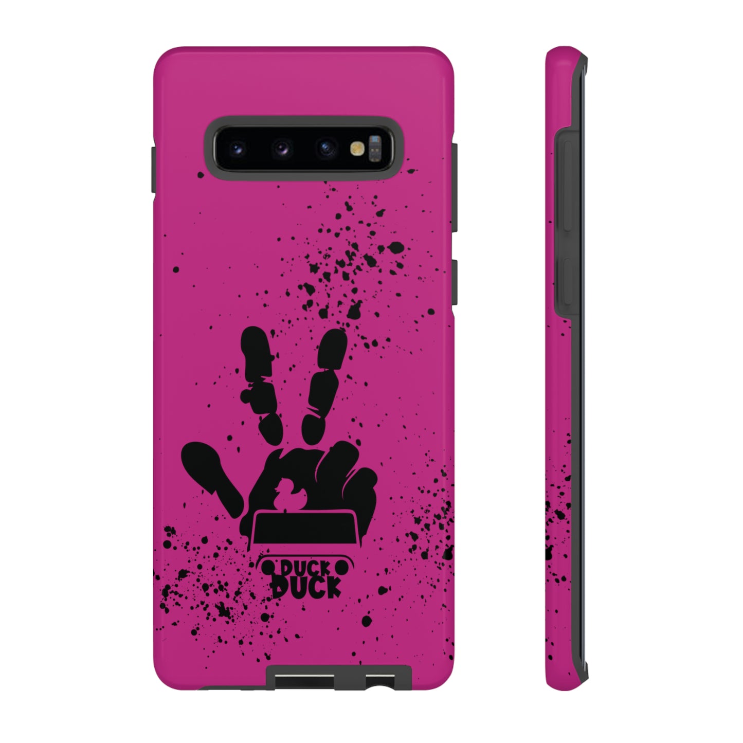 Duck Duck Hot Pink Protective Phone Case for IPhone, Samsung and Google Phone