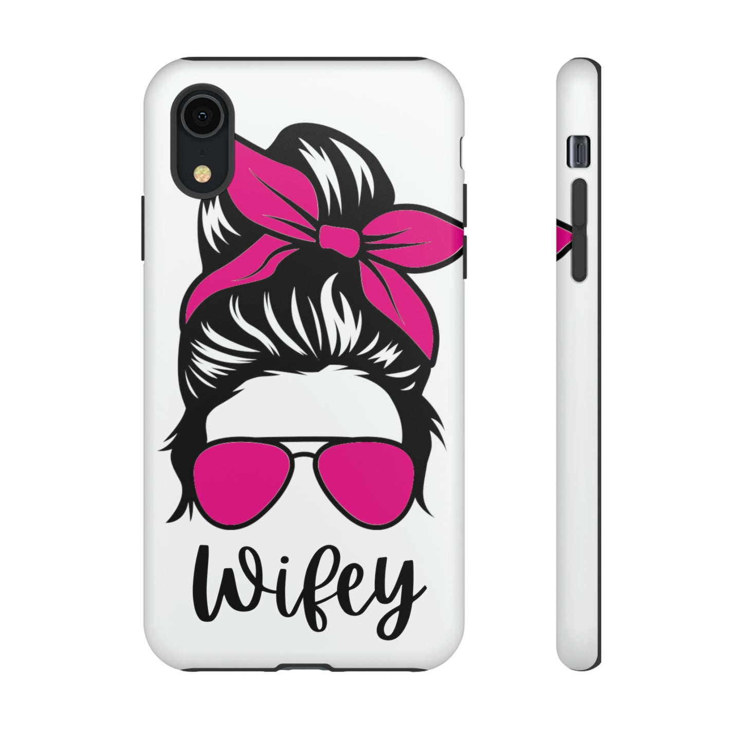 Pink Wifey Protective Case for IPhone, Samsung and Google