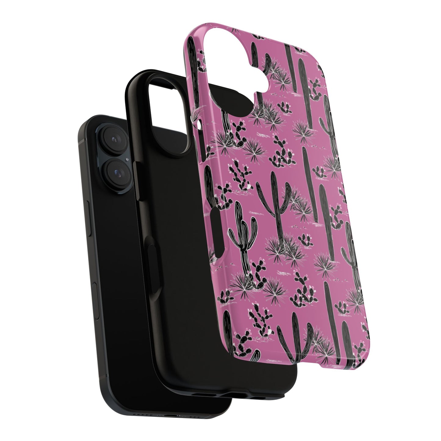 Pink Cactus Love Phone Case