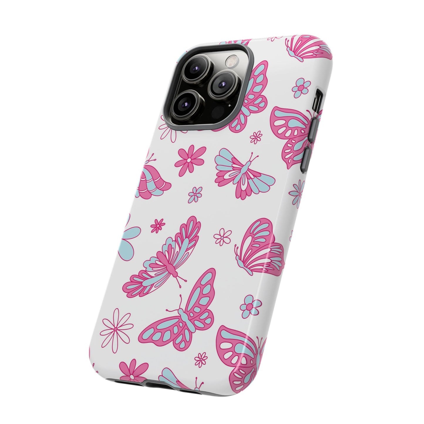 Pastel Butterflies Protective Phone Case
