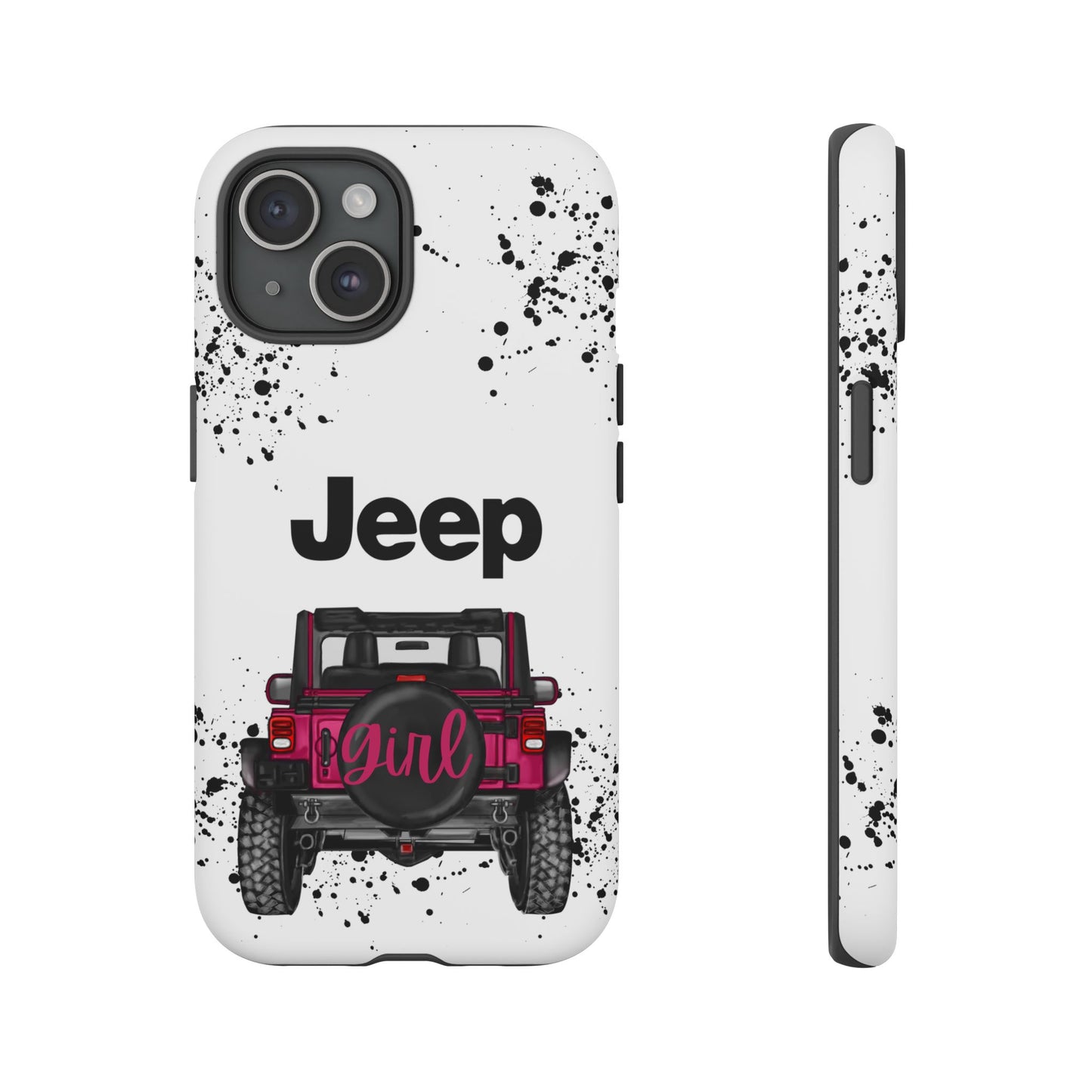 Off Road Girl Red Protective Case for Iphone, Google and Samsung Phones