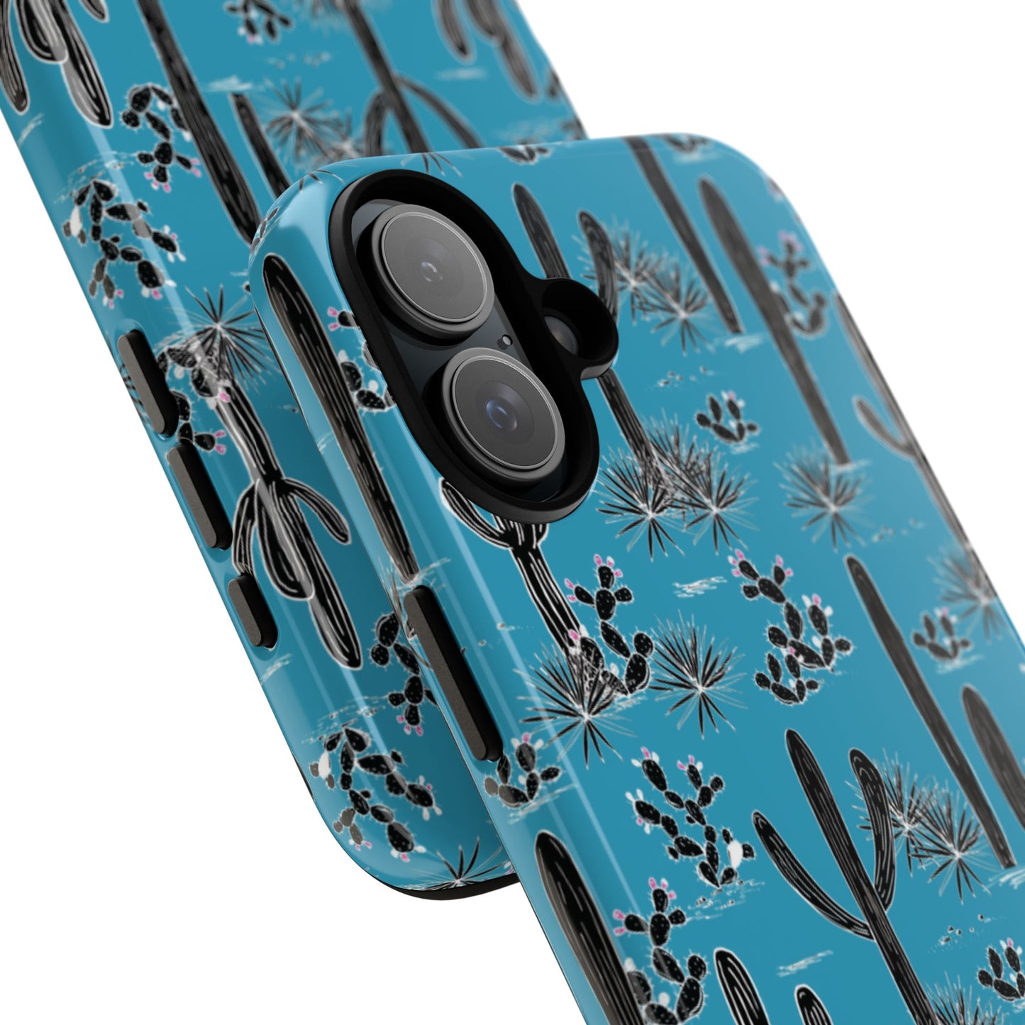 Turquoise Cactus Love Phone Case