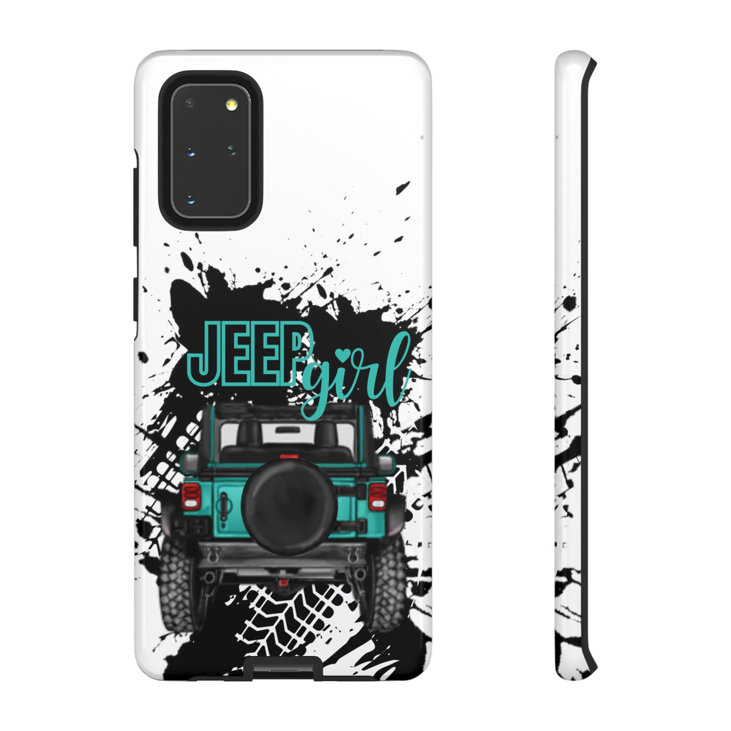 Off Road Girl Turquoise Tough Cases