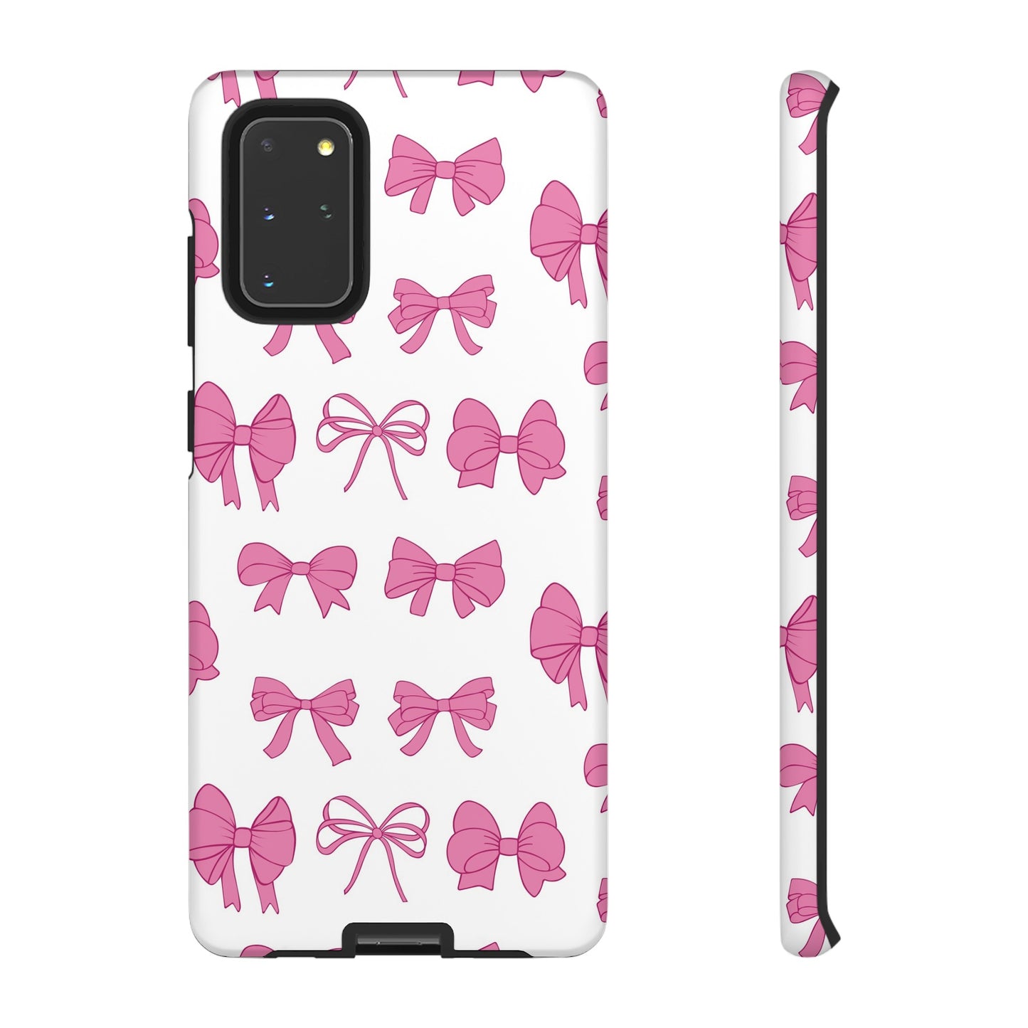 Pink Bows Protective Phone Case for Iphone, Samsung and Google Phones