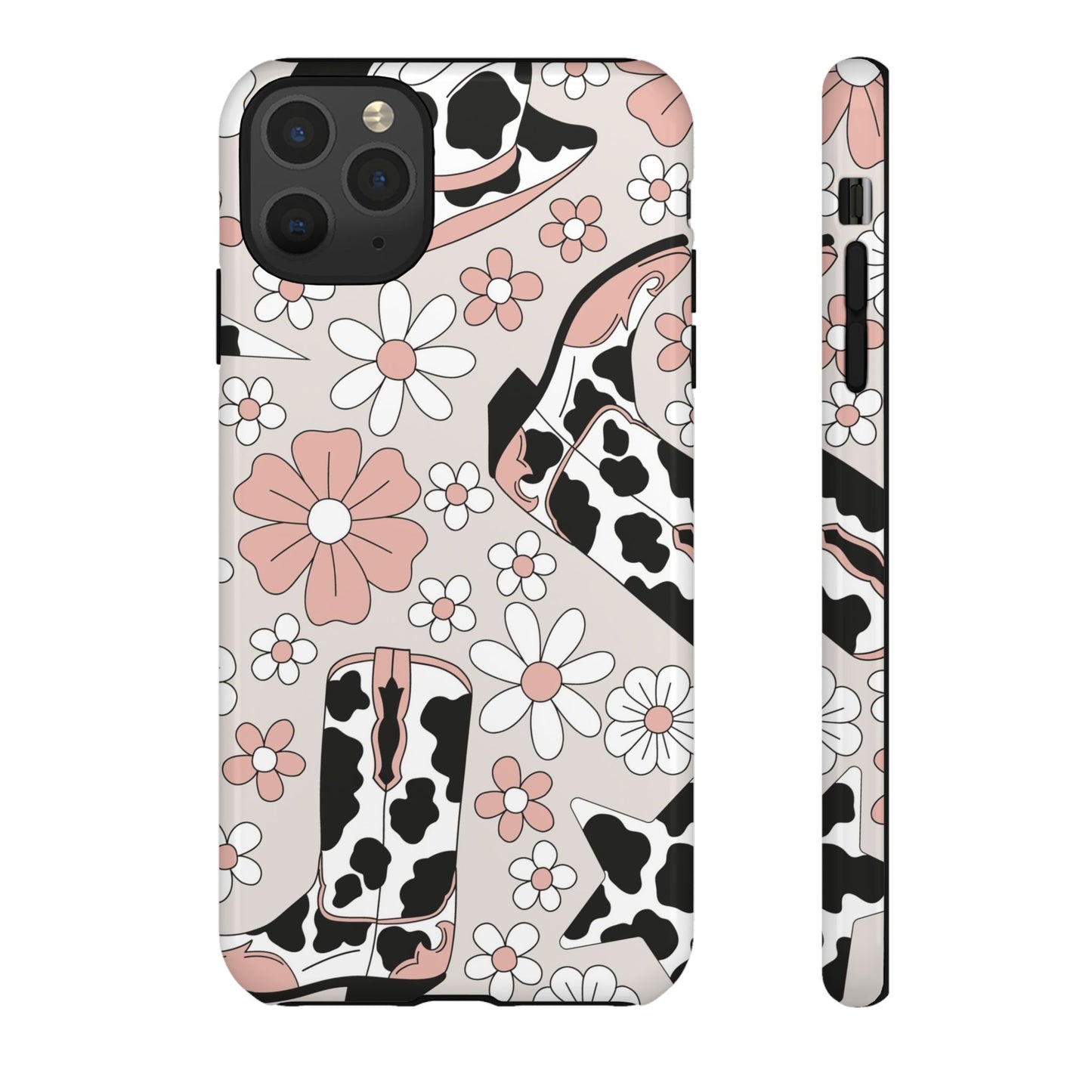 Western Flower Protective Phone Case for Google, Iphone and Samsung Phones