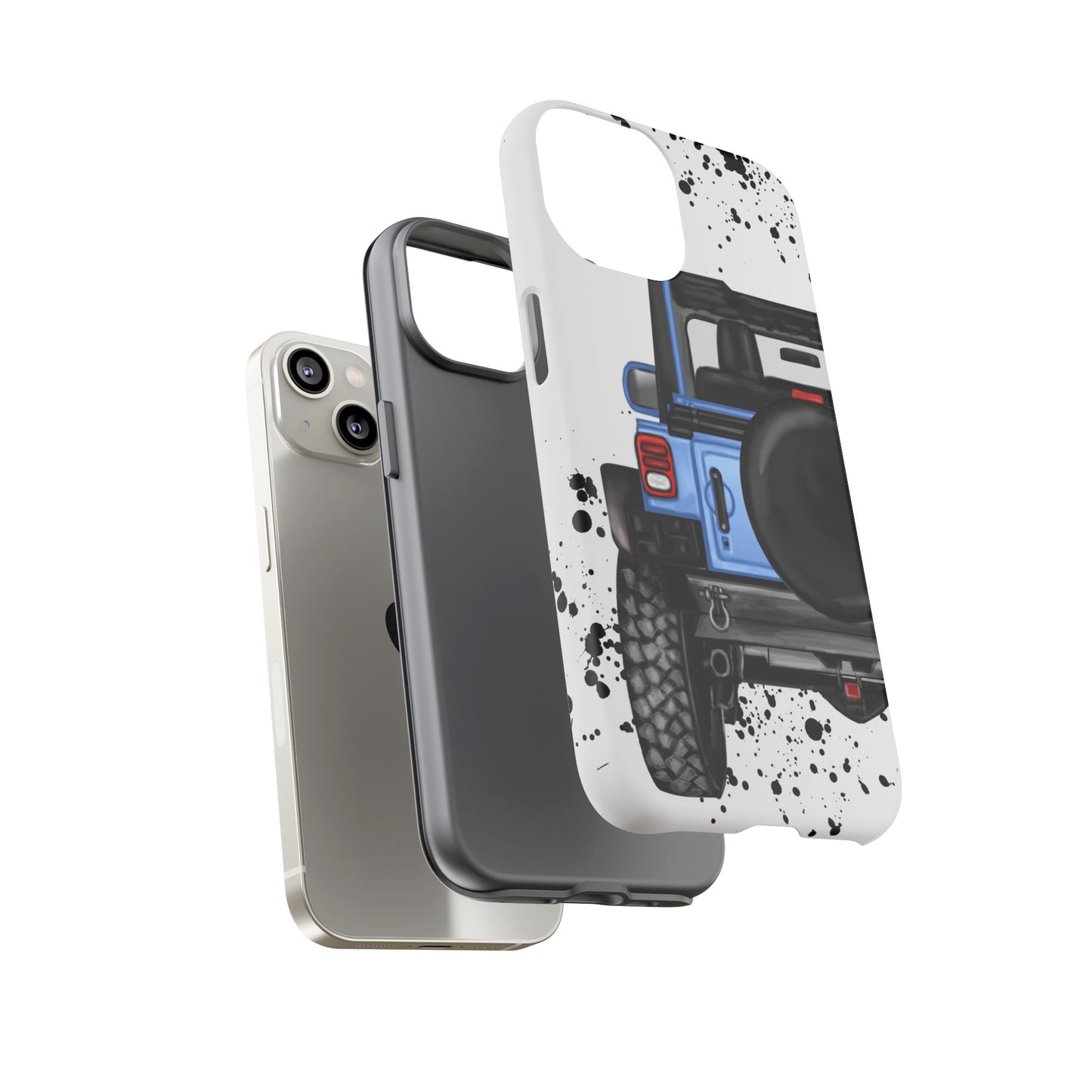 Off Road Life Light Blue Protective Case for Iphone, Google and Samsung