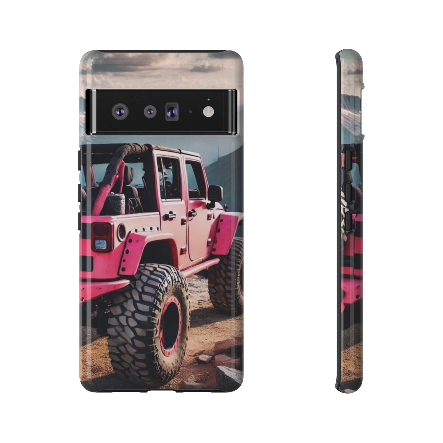 Pink Off Road Girl Phone Case