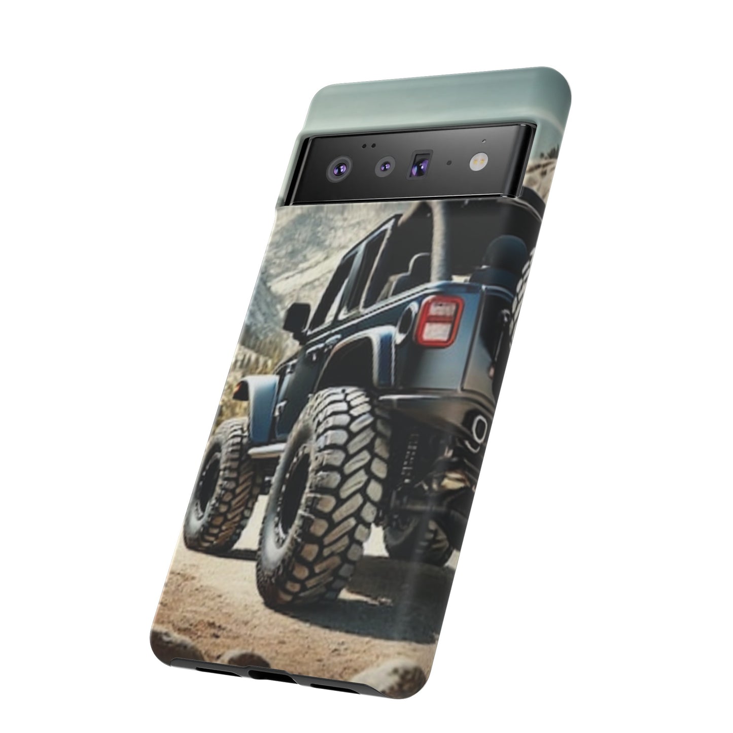 Blue Jeep Protective Phone Case