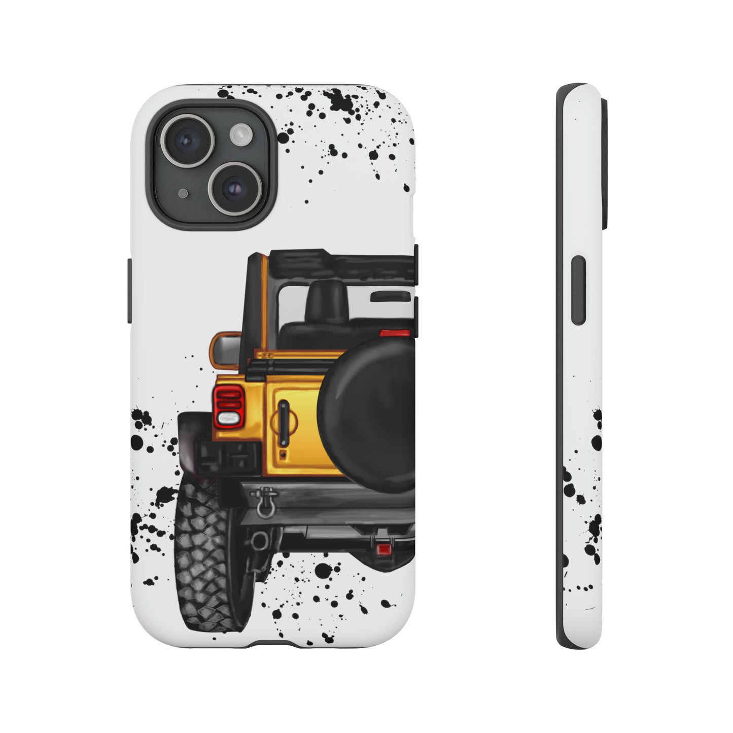 Off Road Life Yellow Protective Case for Iphone, Google and Samsung