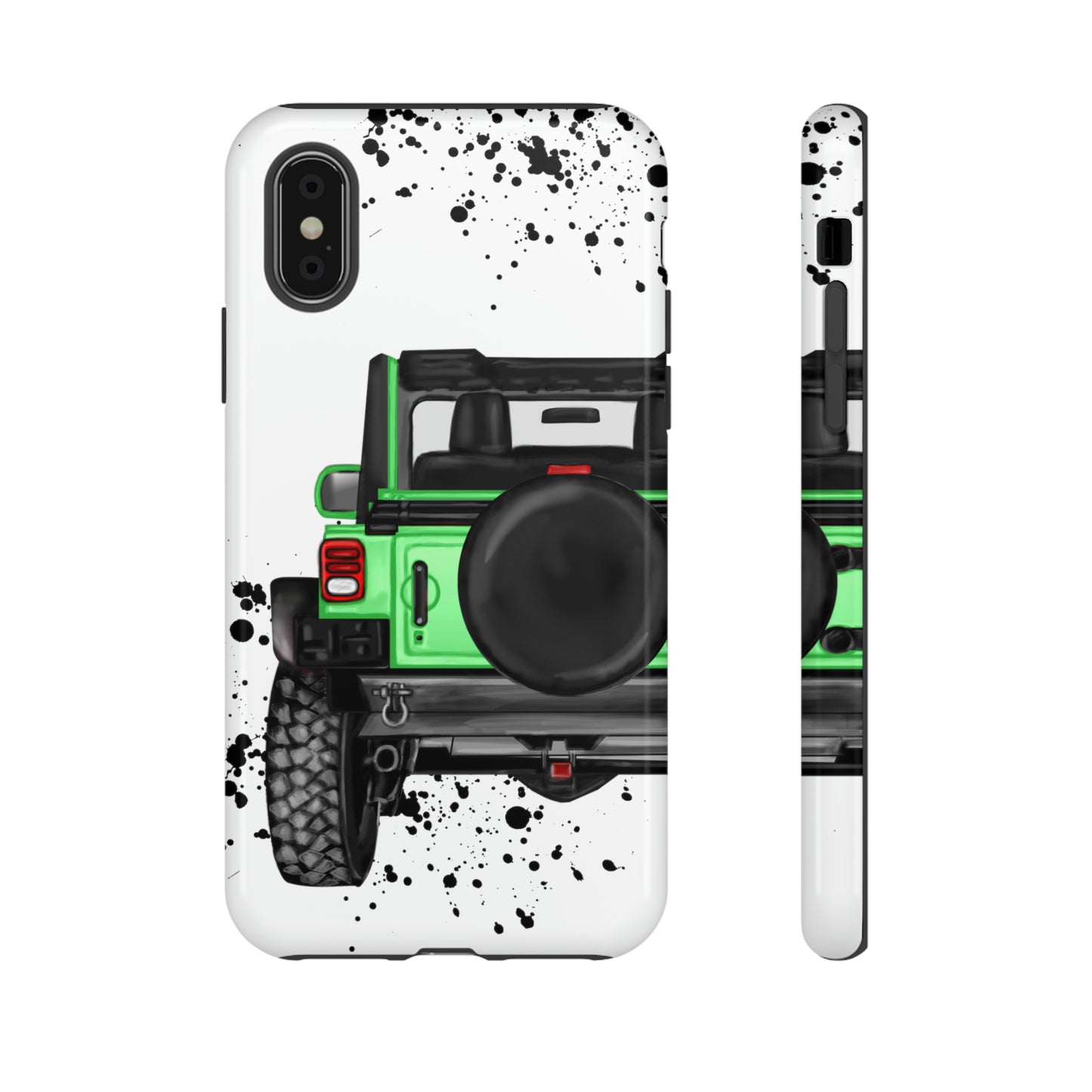 Off Road Life Green Protective Case for Iphone, Google and Samsung