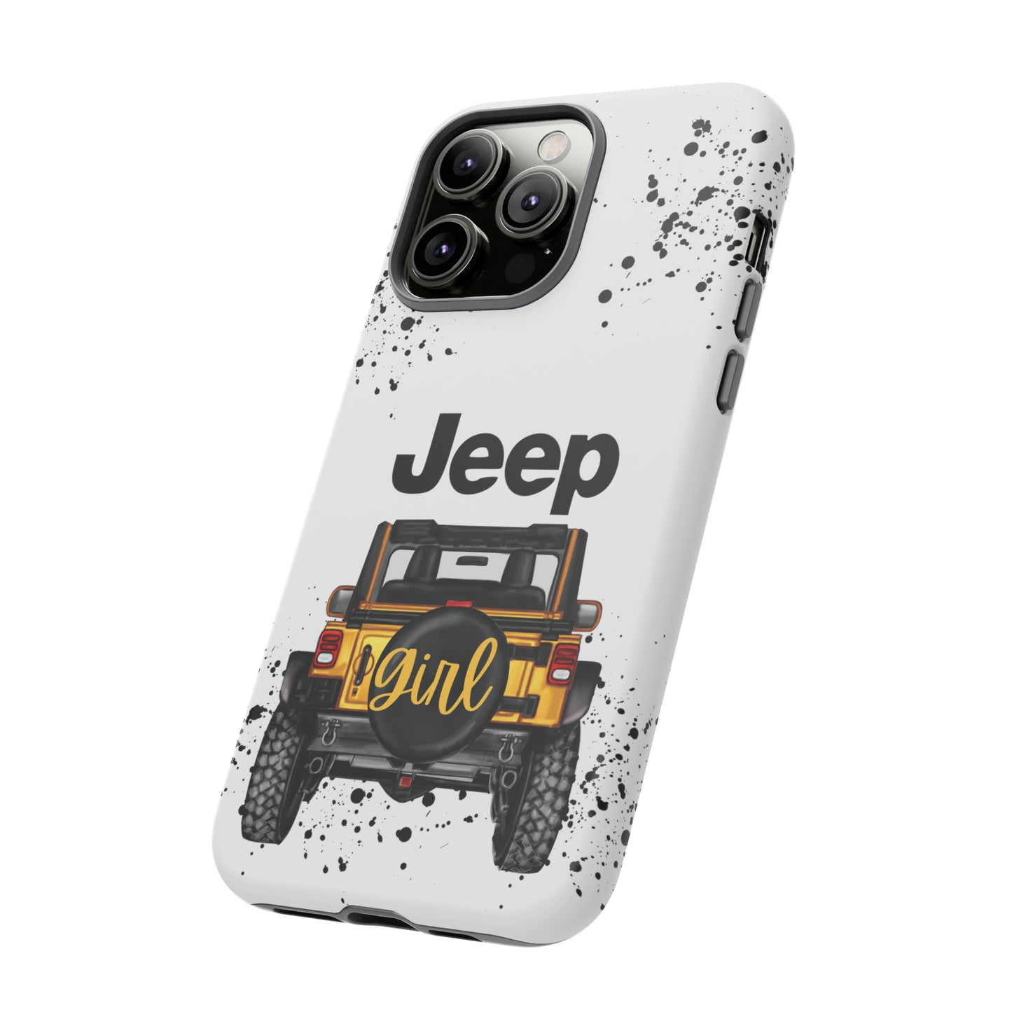 Off Road Girl Yellow Protective Case for Iphone, Google and Samsung Phones