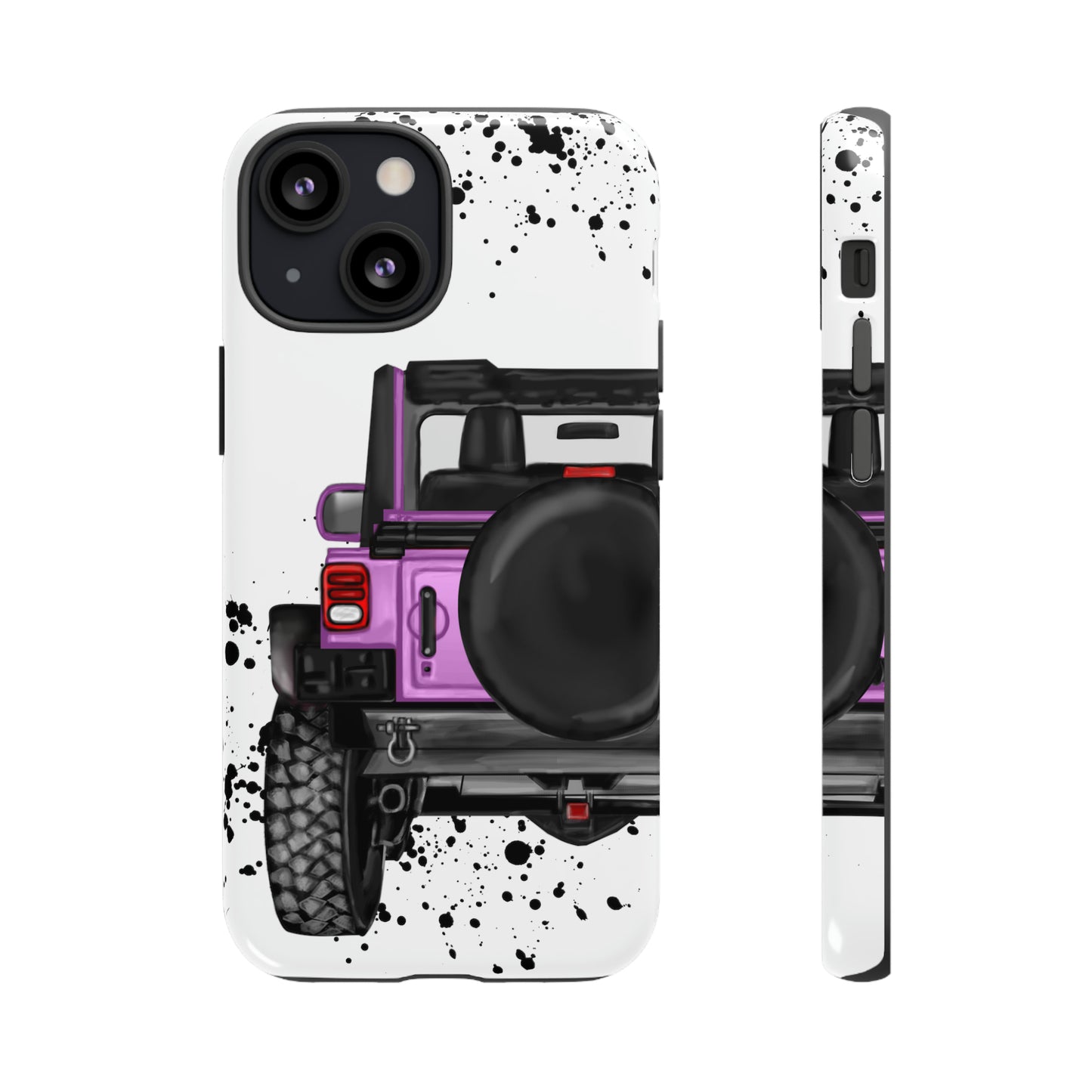 Off Road Life Charcoal Pink/Light Purple Protective Case for Iphone, Google and Samsung