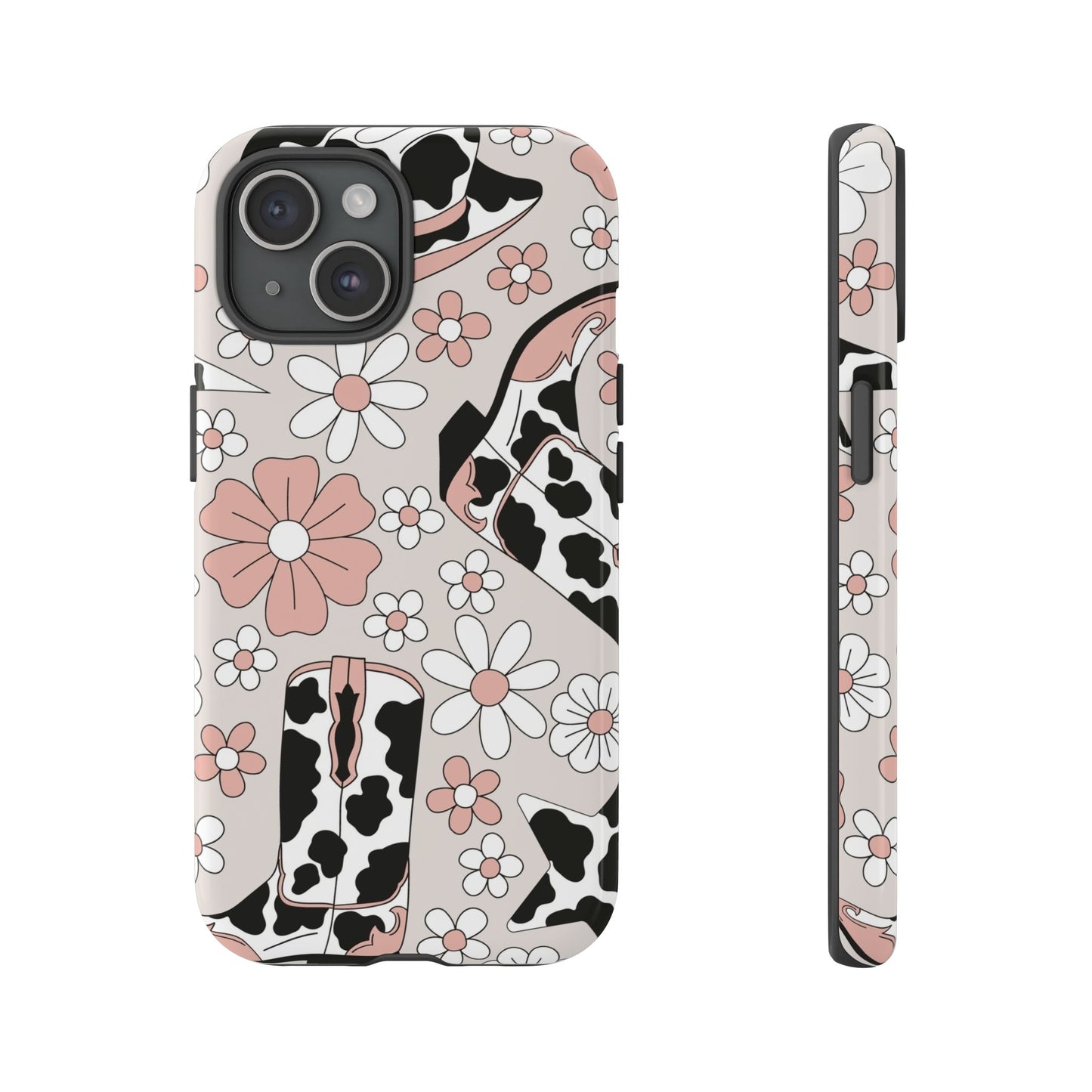 Western Flower Protective Phone Case for Google, Iphone and Samsung Phones