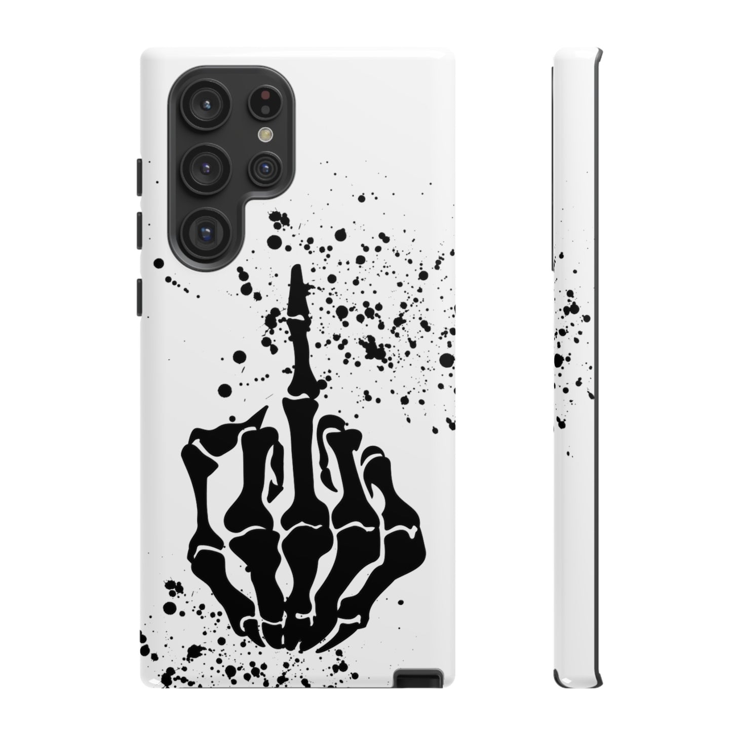 Skeleton, Finger Protective Case for Iphone, a Google and Samsung phones